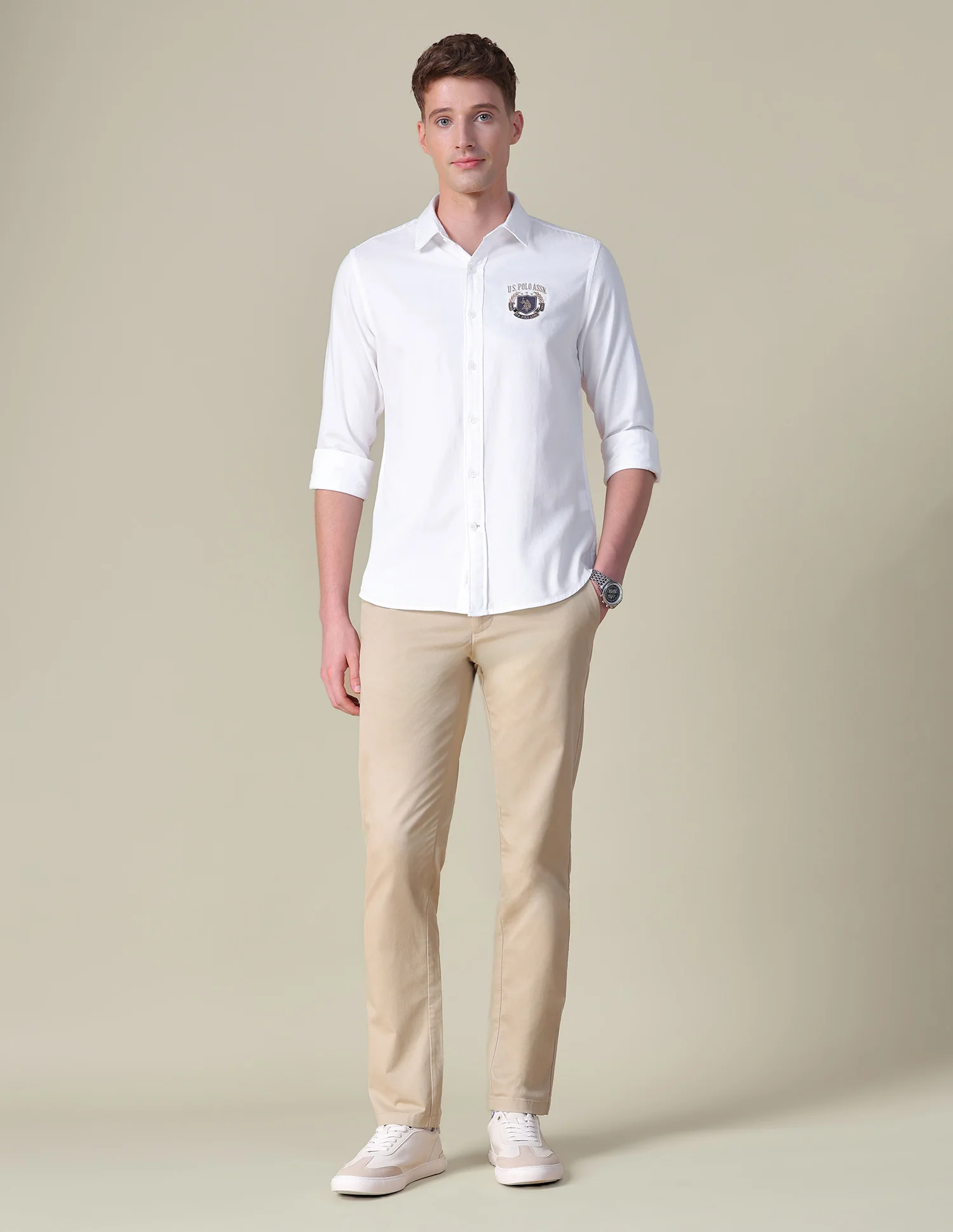 Dobby Tailored Fit Shirt - Image 4