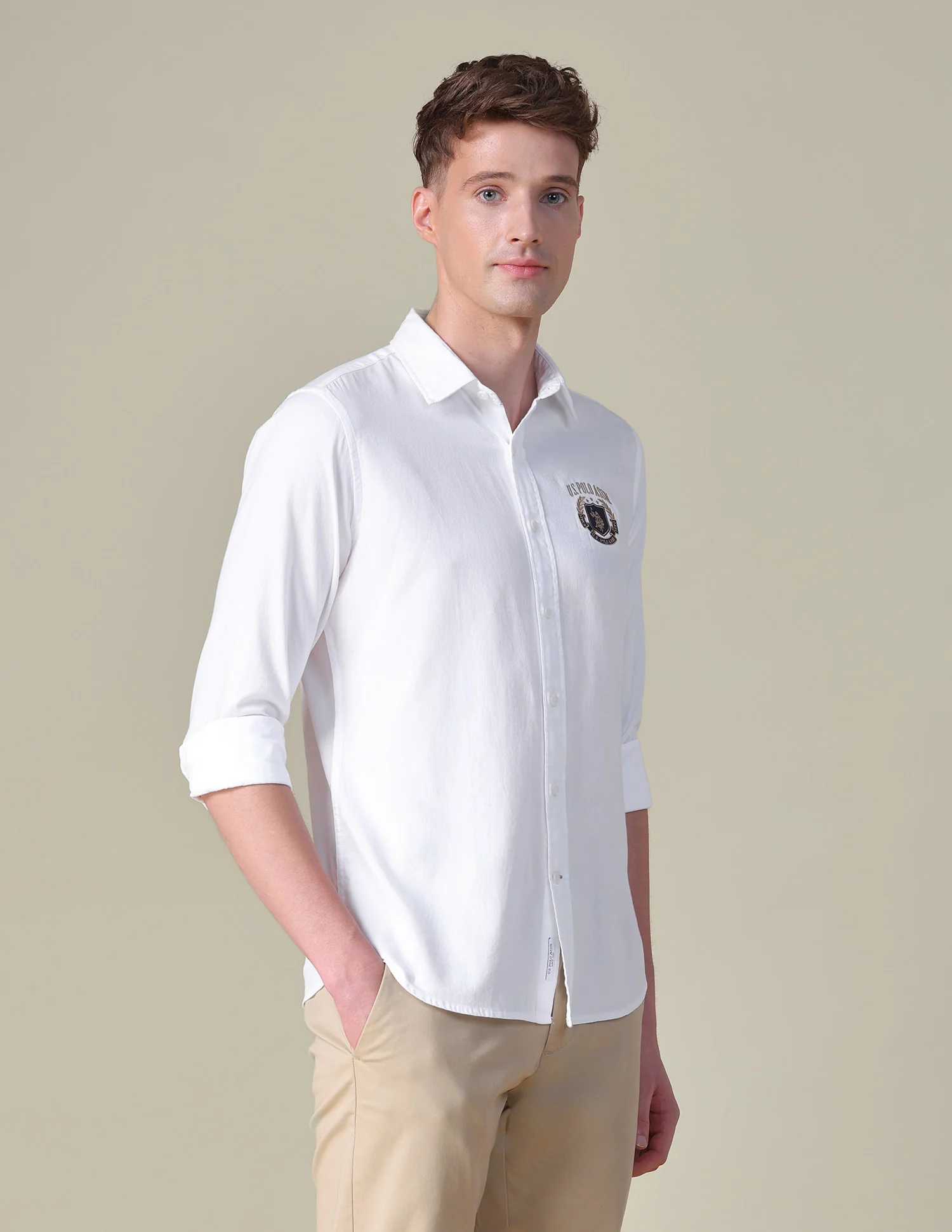 Dobby Tailored Fit Shirt - Image 5