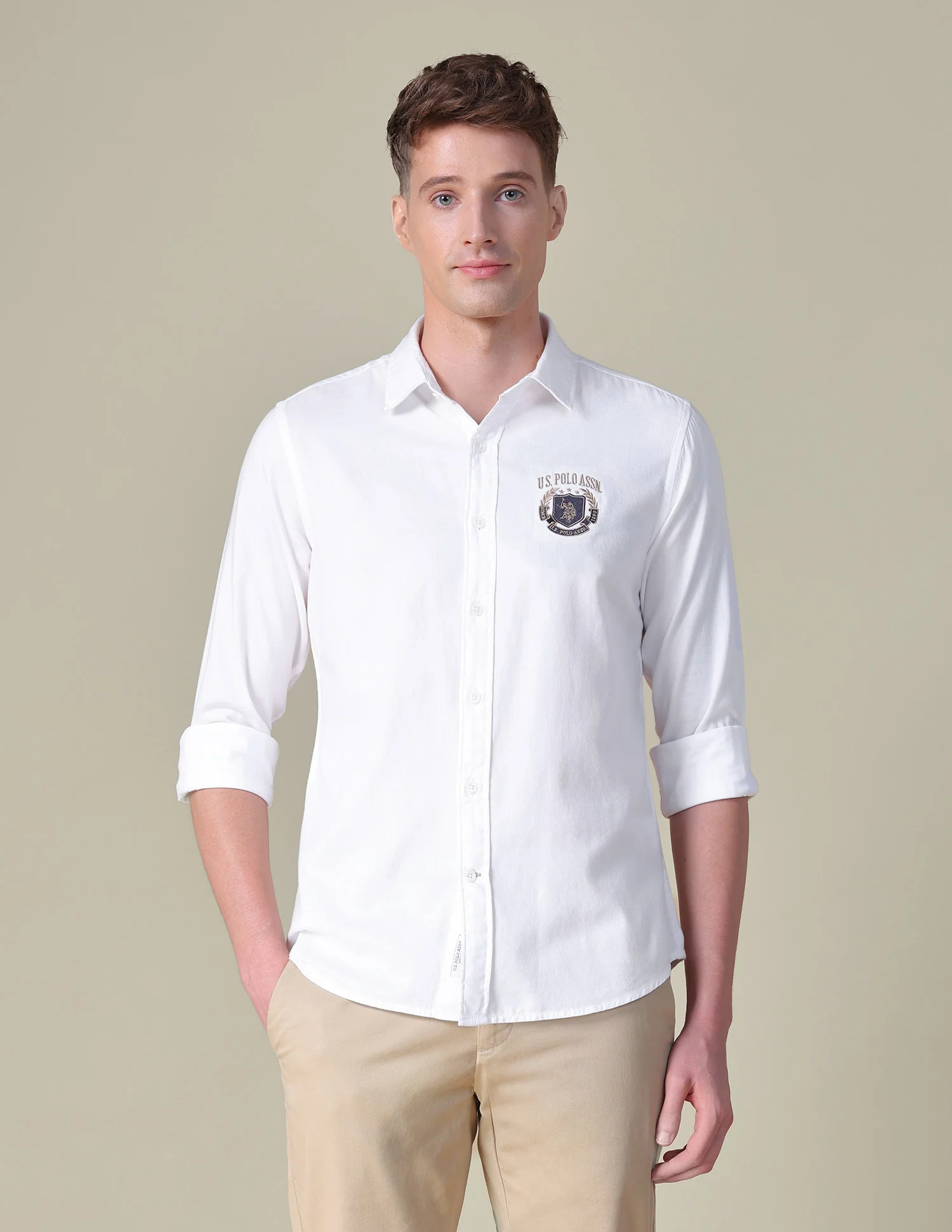 Dobby Tailored Fit Shirt - Image 7