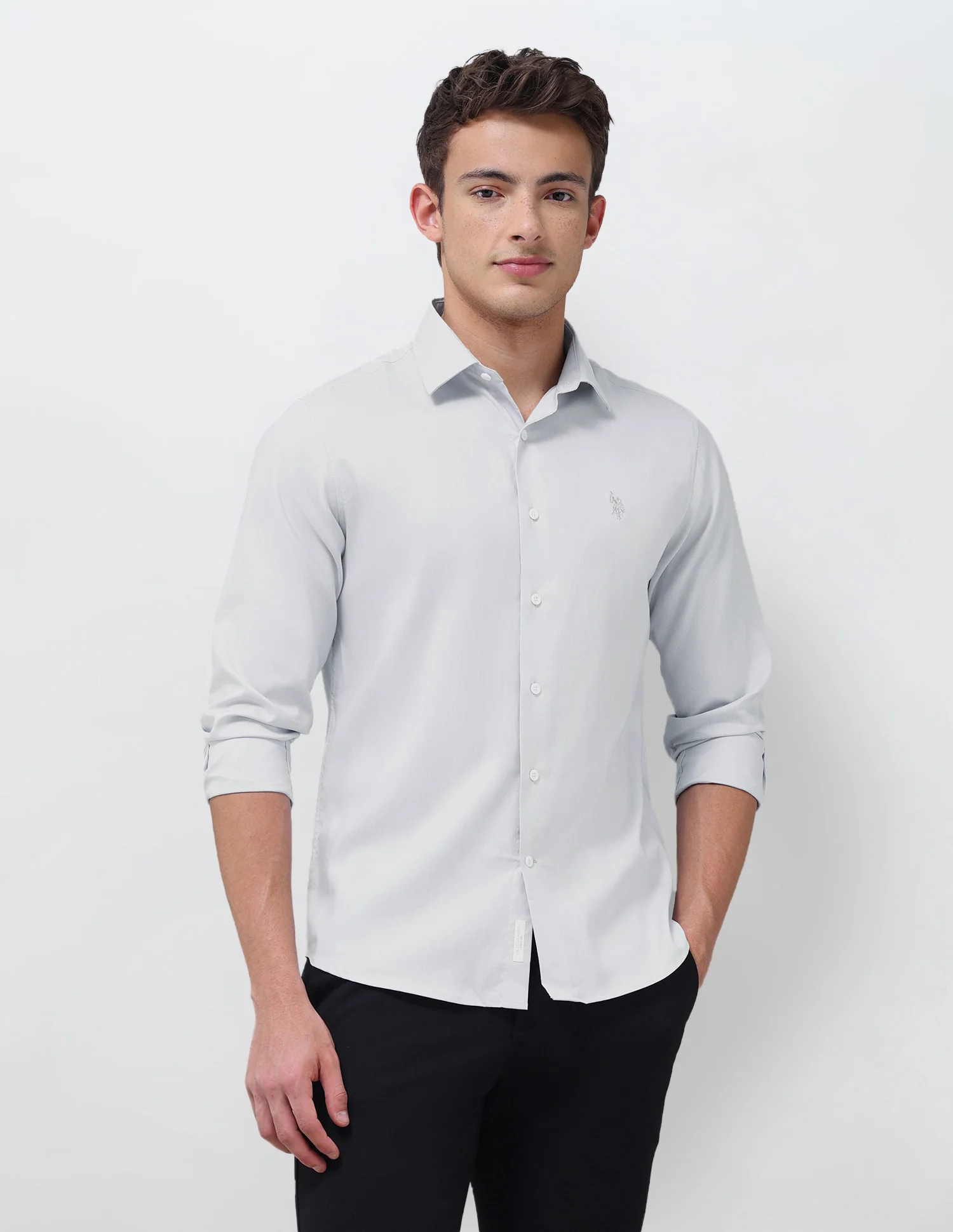 Dobby Tailored Fit Shirt - Image 4