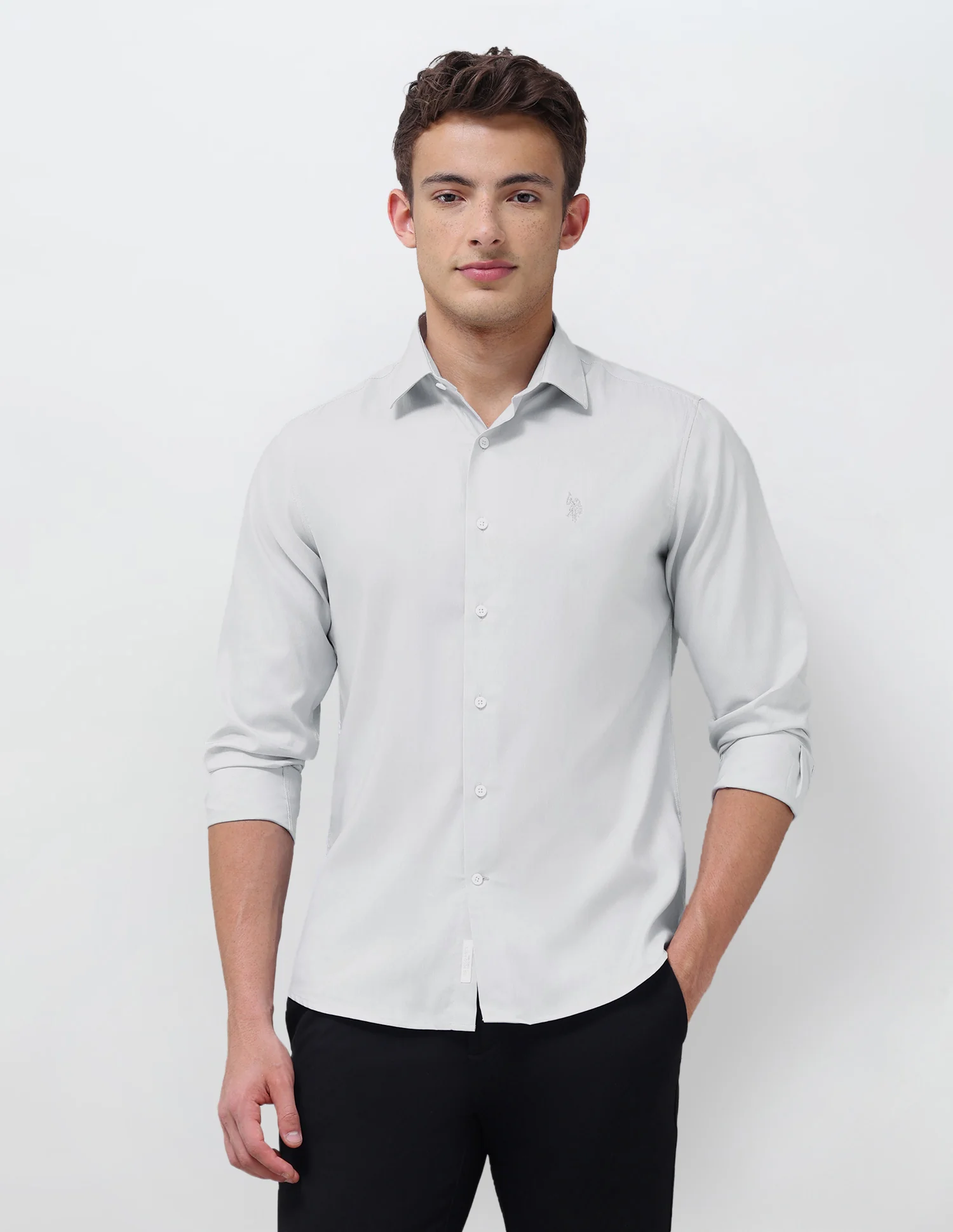 Dobby Tailored Fit Shirt - Image 6