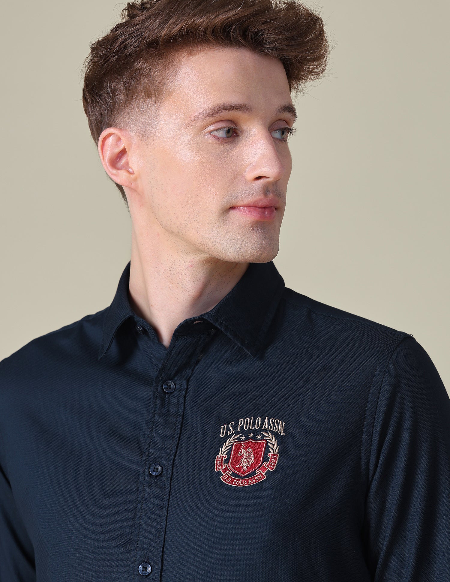 Dobby Tailored Fit Shirt - Image 7