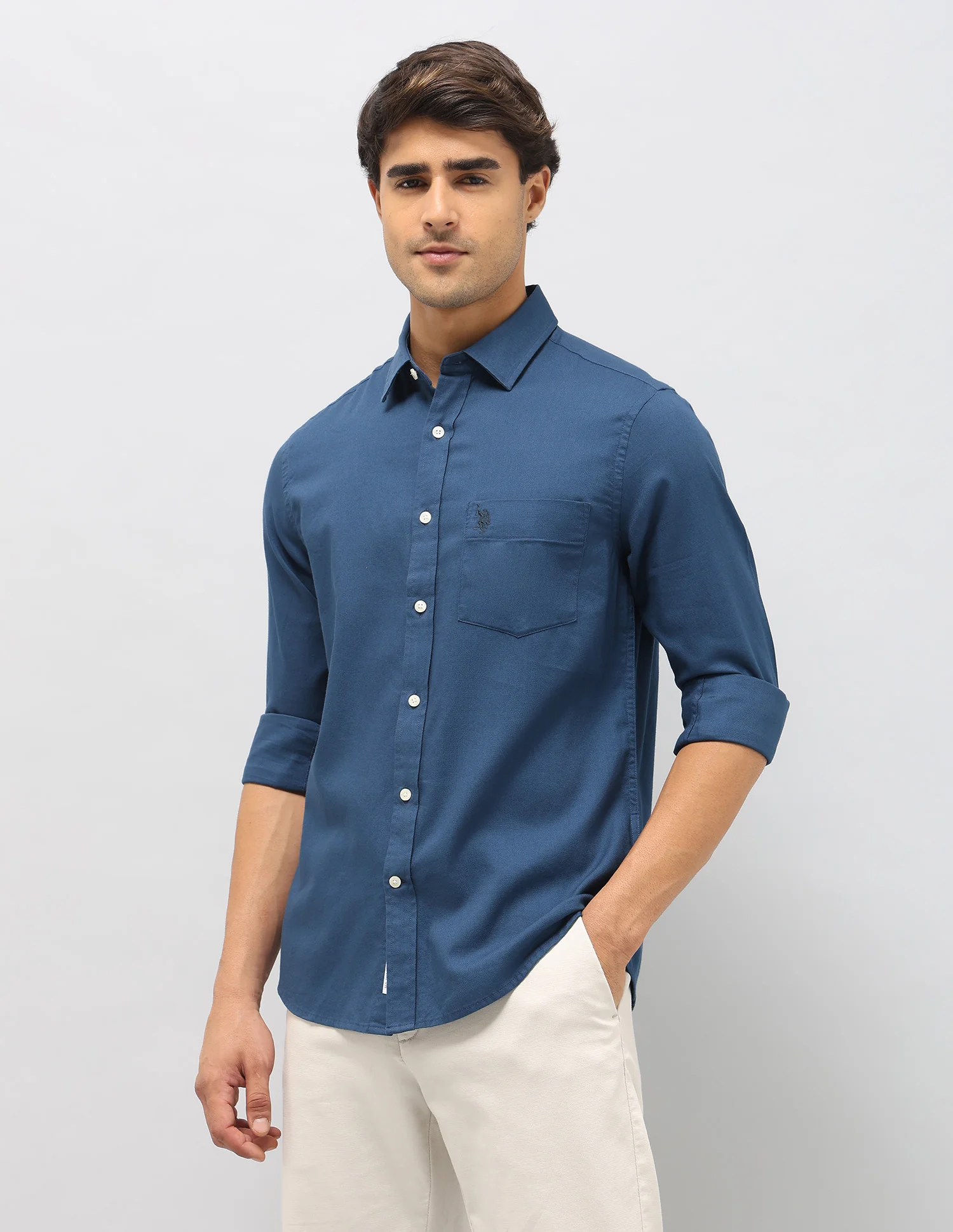 Dobby Tailored Fit Shirt - Image 4