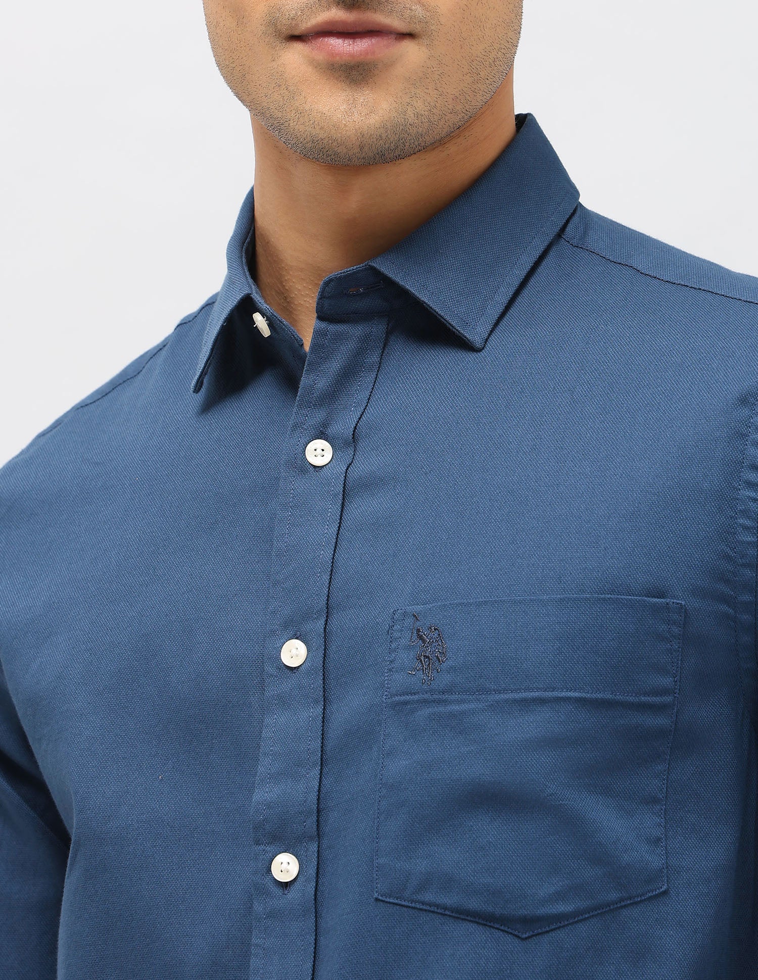 Dobby Tailored Fit Shirt - Image 7