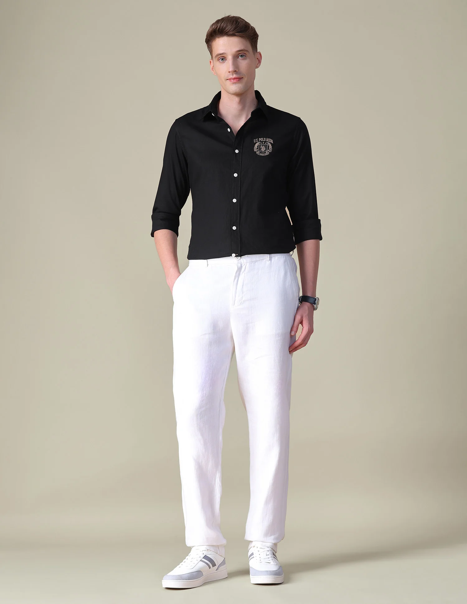 Dobby Tailored Fit Shirt - Image 3