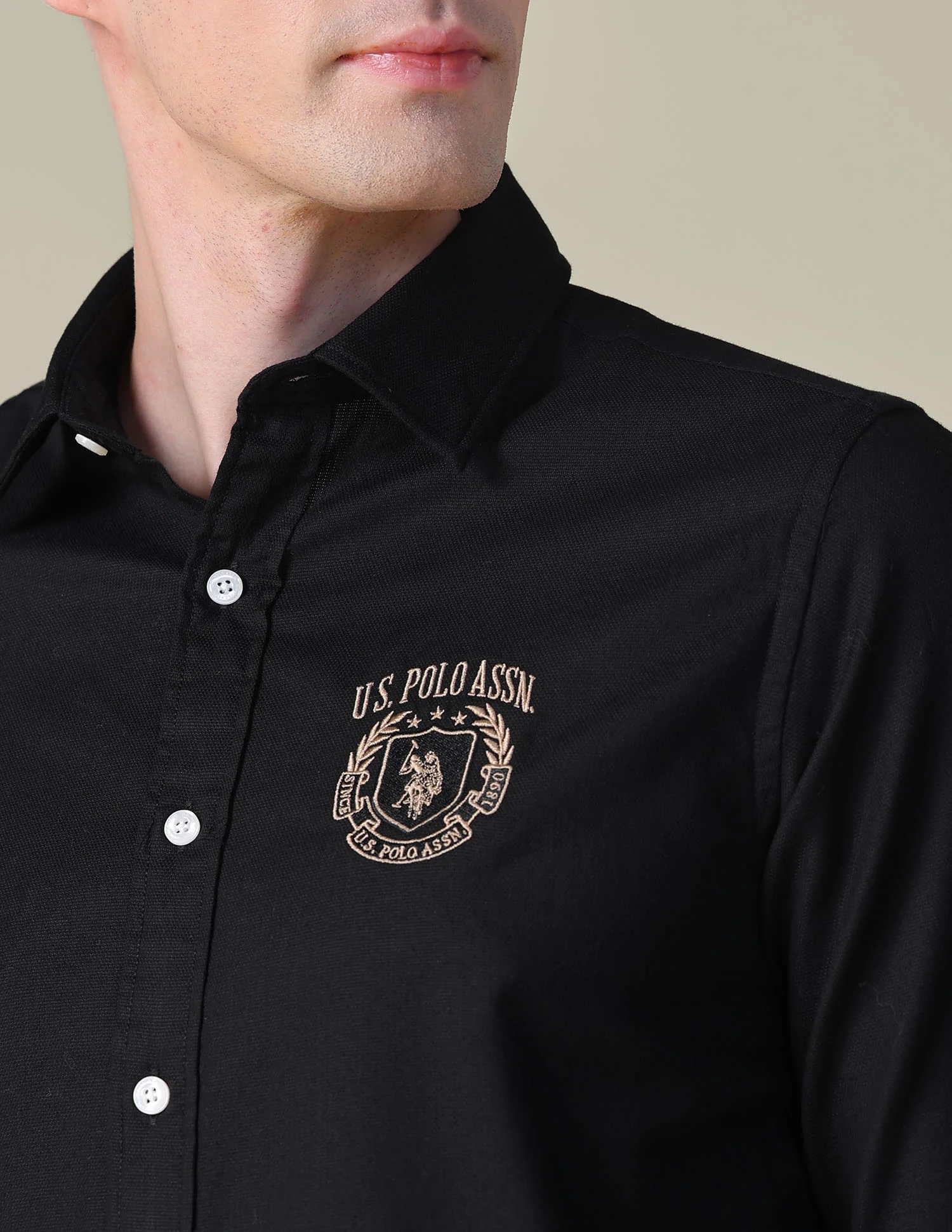 Dobby Tailored Fit Shirt - Image 7