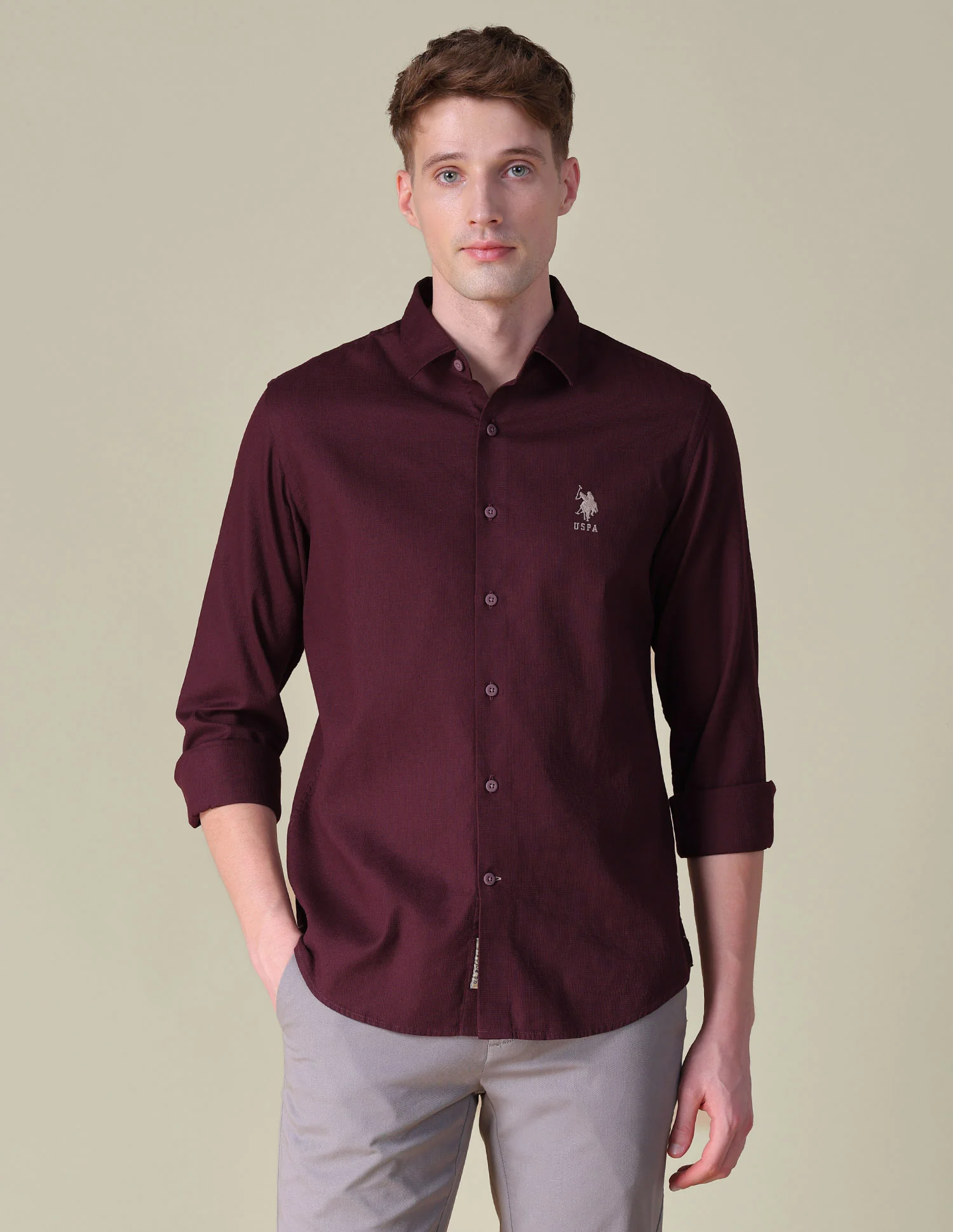 Dobby Textured Shirt - Image 6