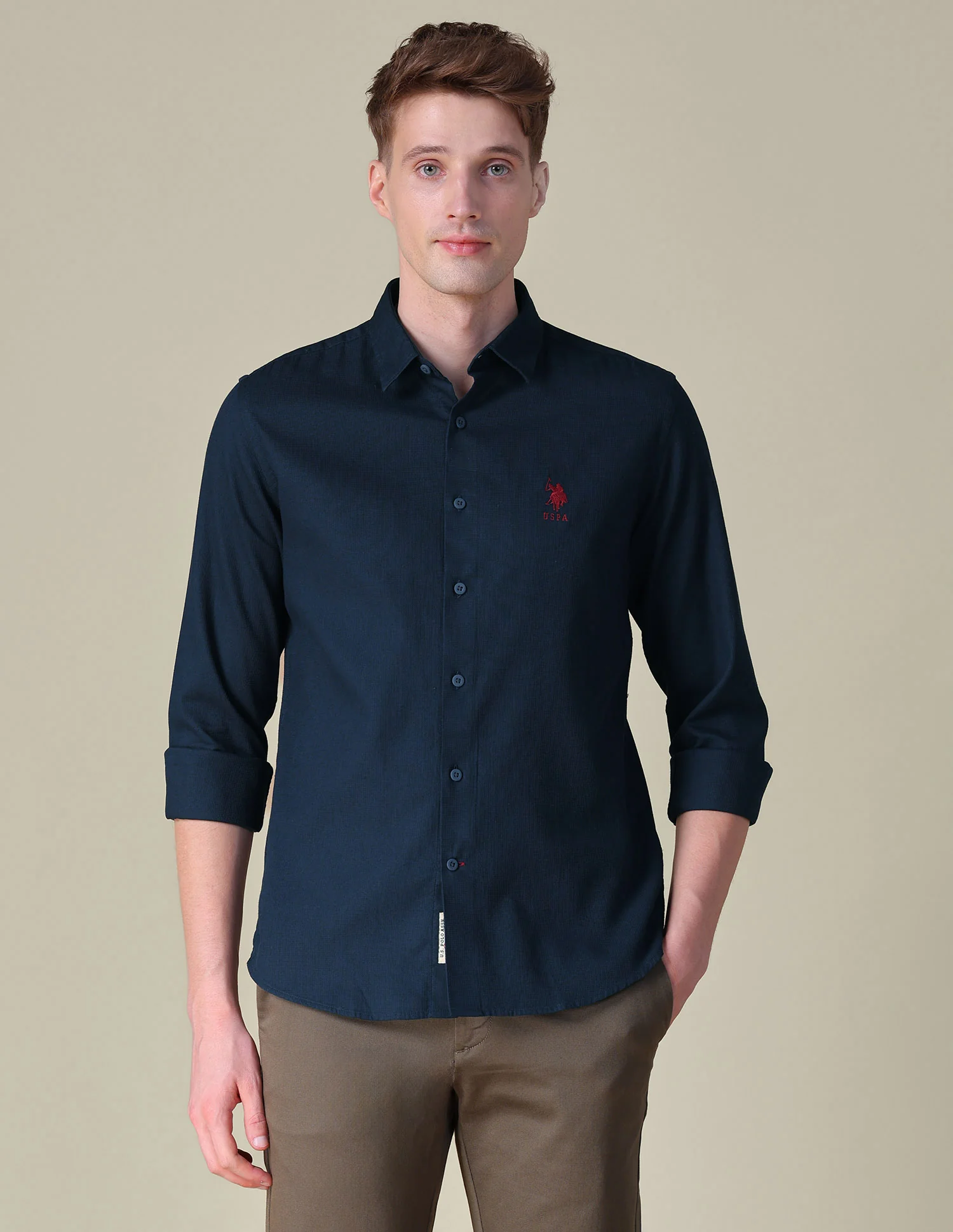 Dobby Textured Shirt - Image 6