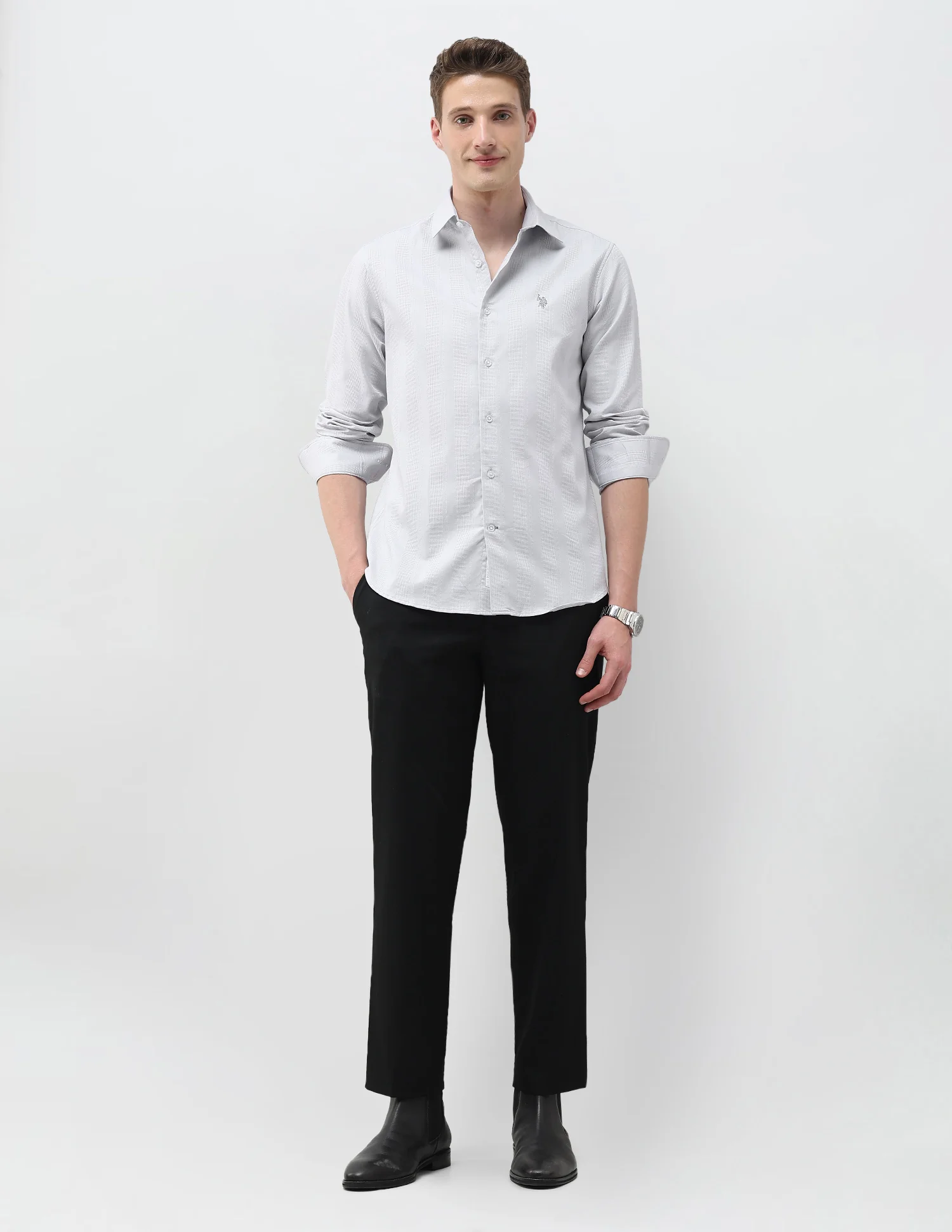 Dobby Textured Shirt - Image 3
