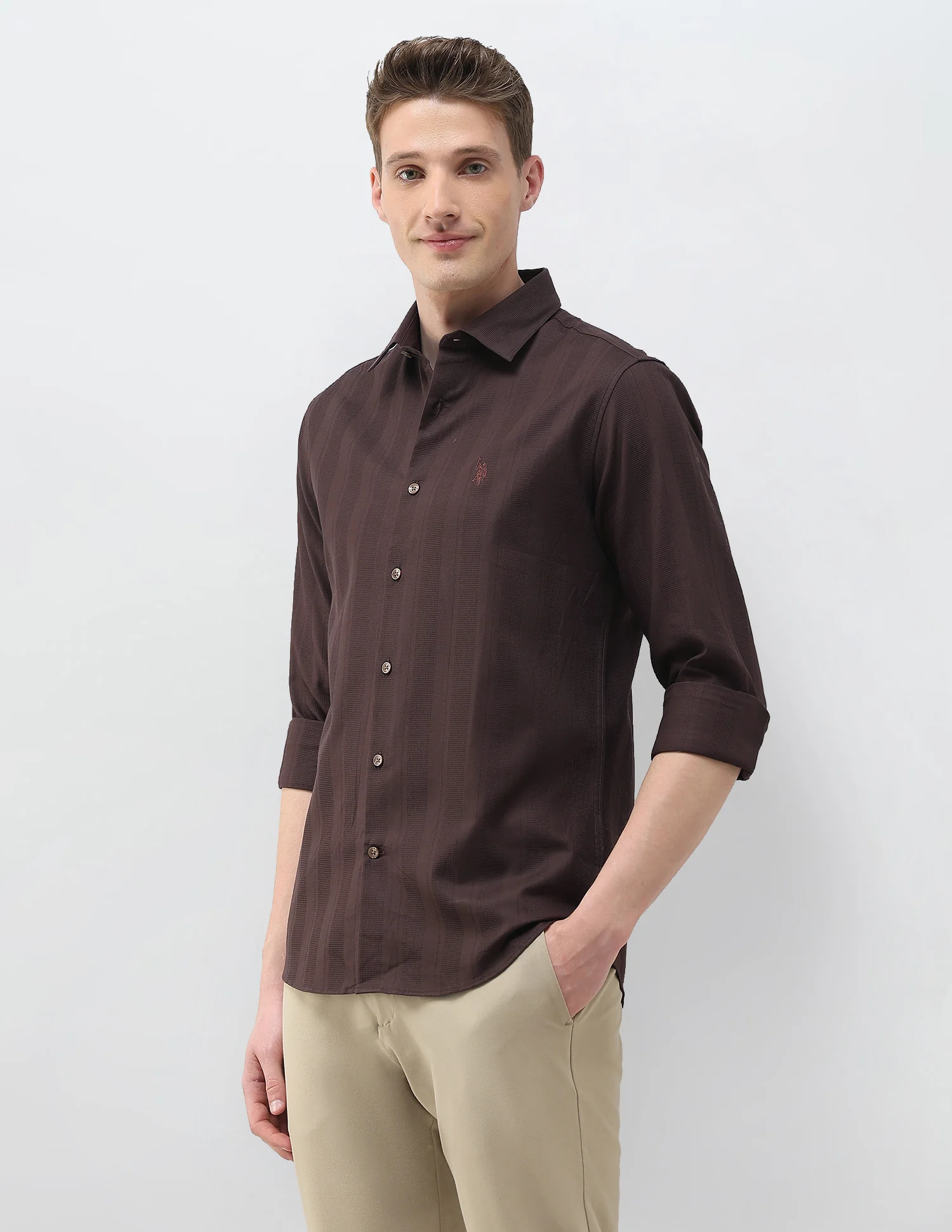 Dobby Textured Shirt - Image 4