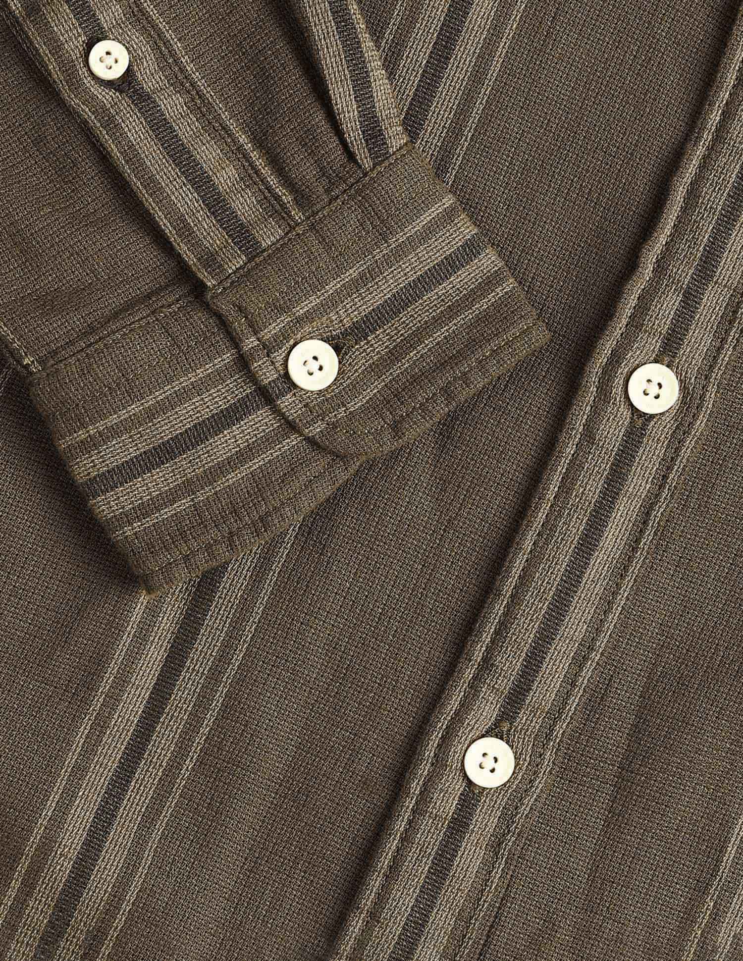 Dobby Vertical Striped Shirt - Image 8