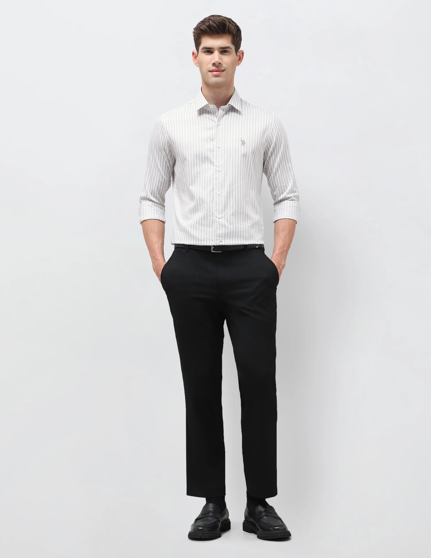 Dobby Vertical Striped Shirt - Image 3