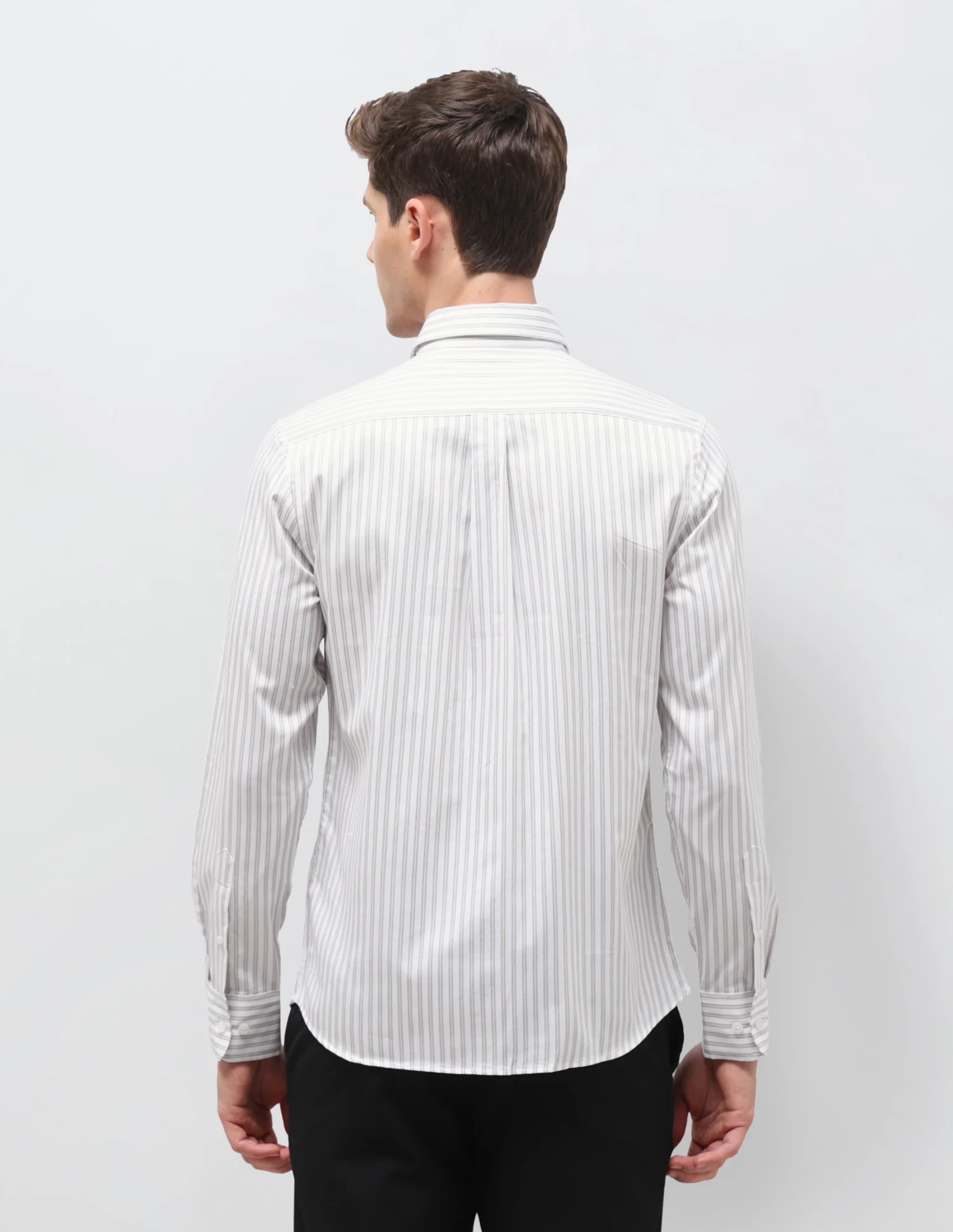 Dobby Vertical Striped Shirt - Image 5