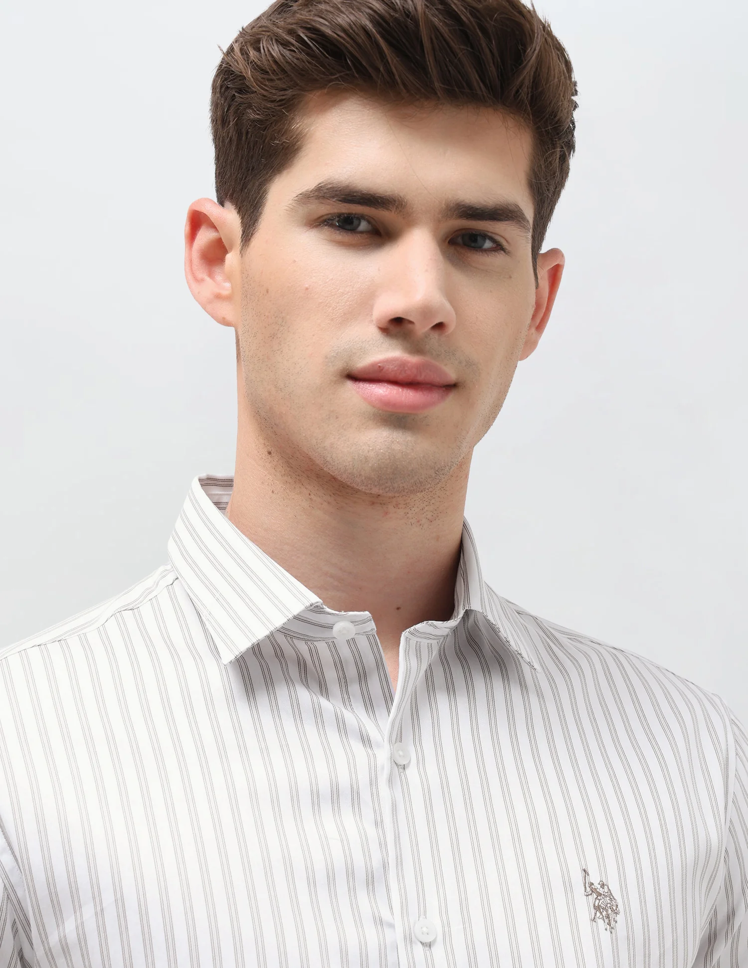 Dobby Vertical Striped Shirt - Image 7