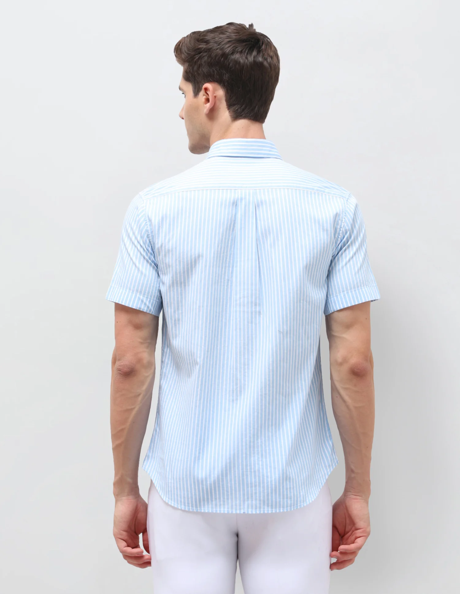 Dobby Vertical Striped Shirt - Image 5