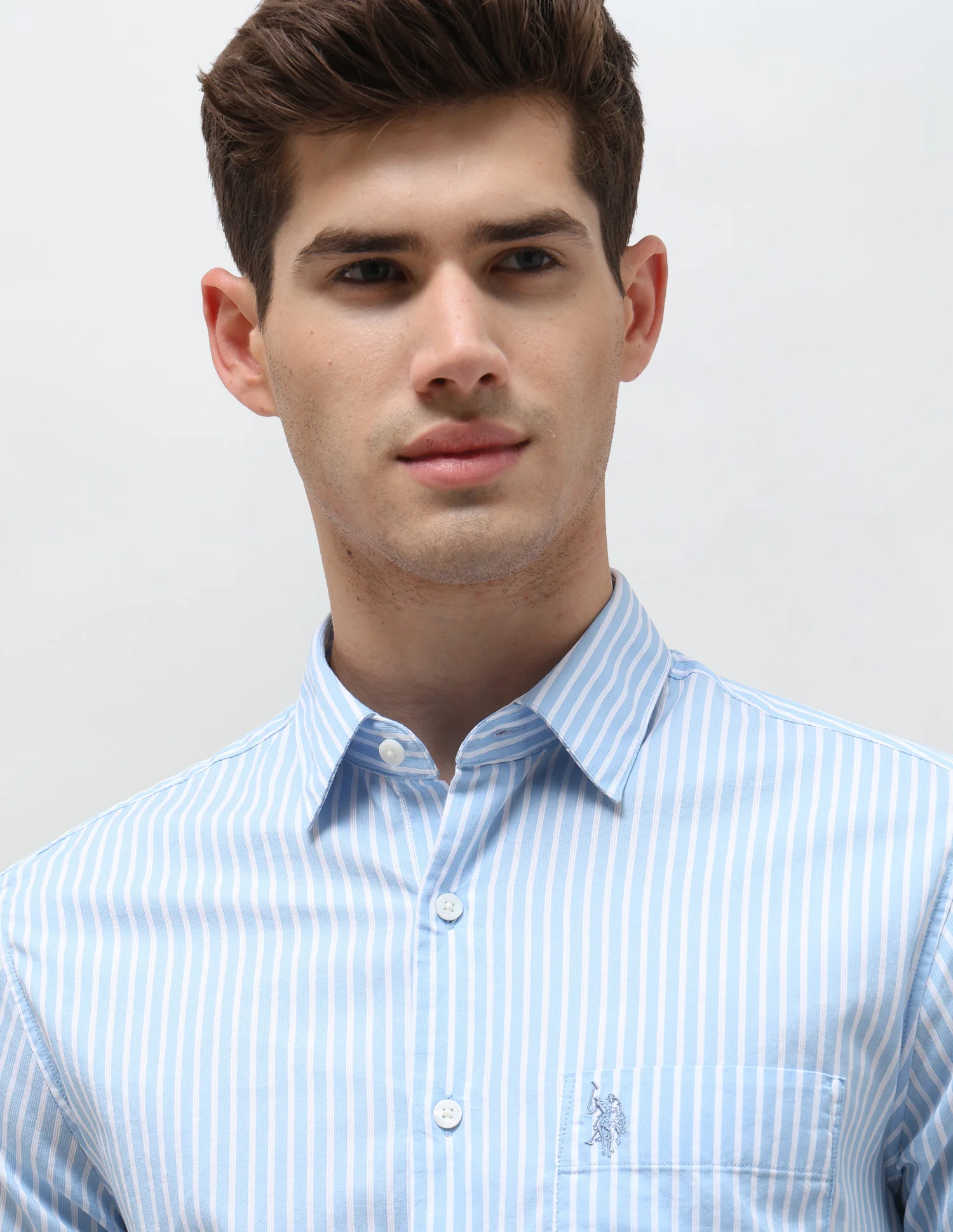 Dobby Vertical Striped Shirt - Image 7