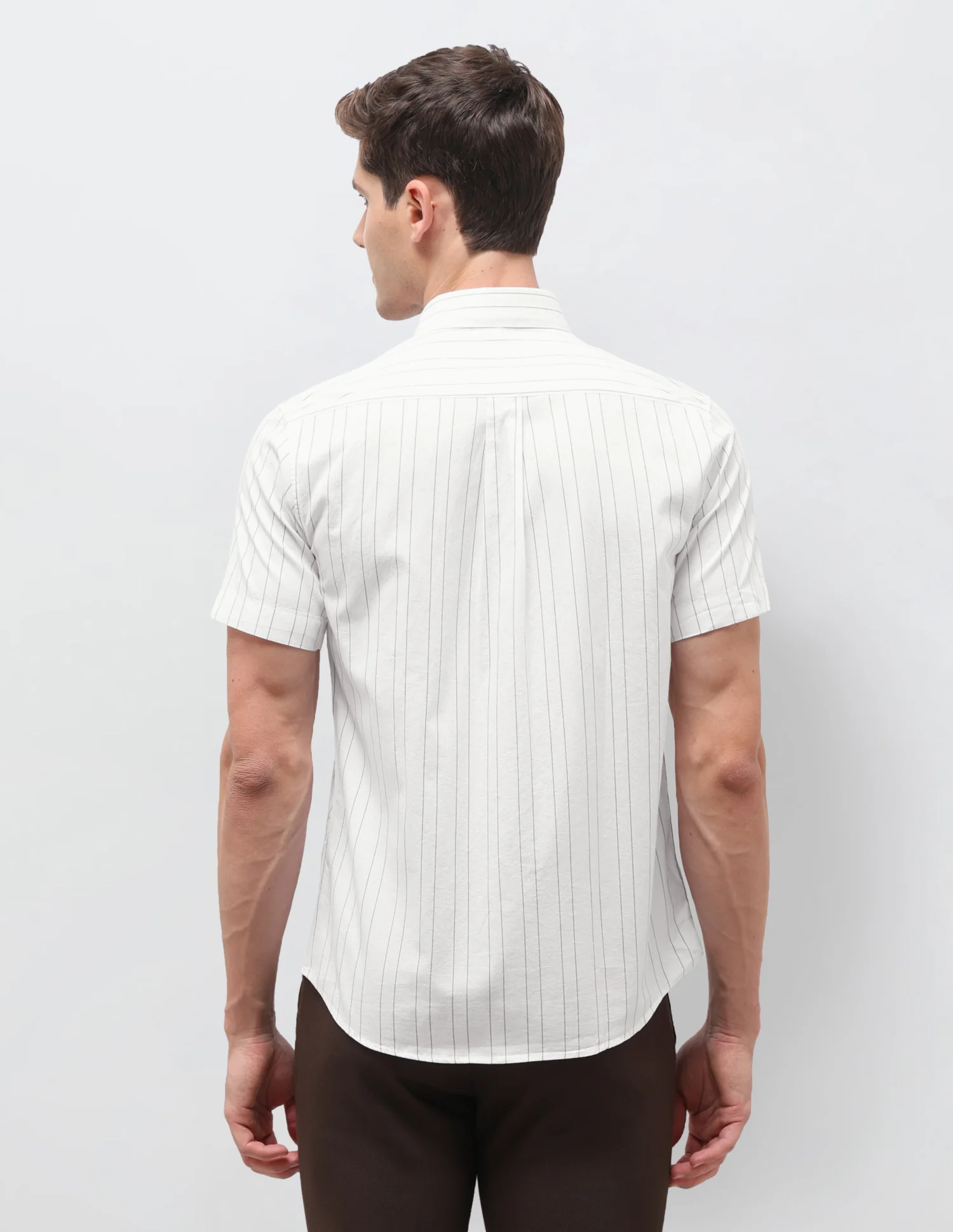 Dobby Vertical Striped Shirt - Image 5