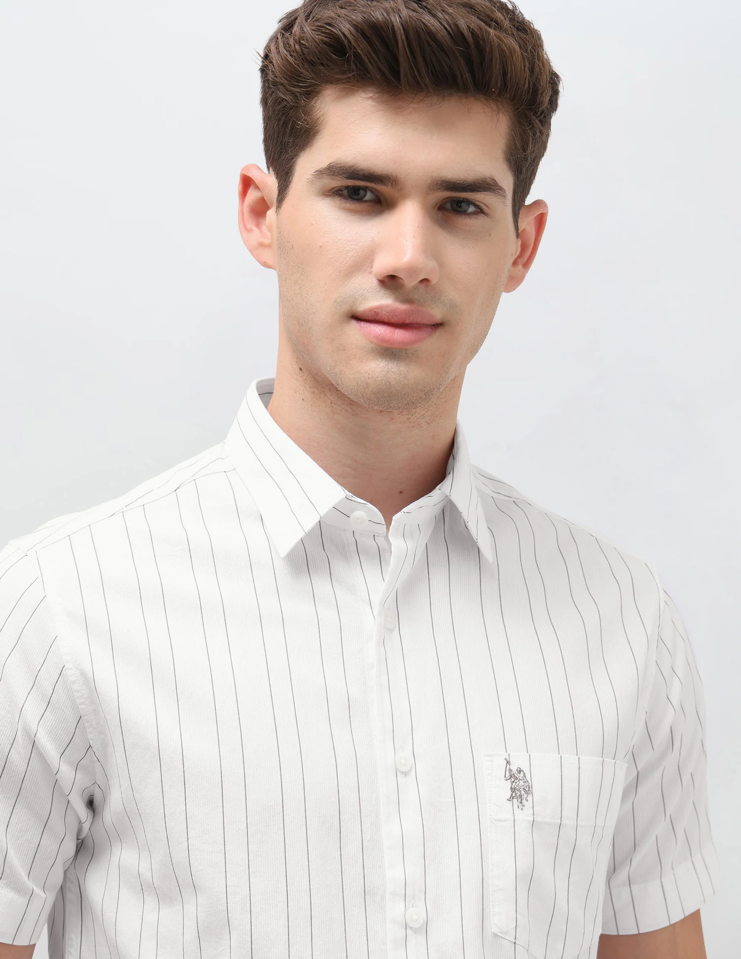 Dobby Vertical Striped Shirt - Image 7
