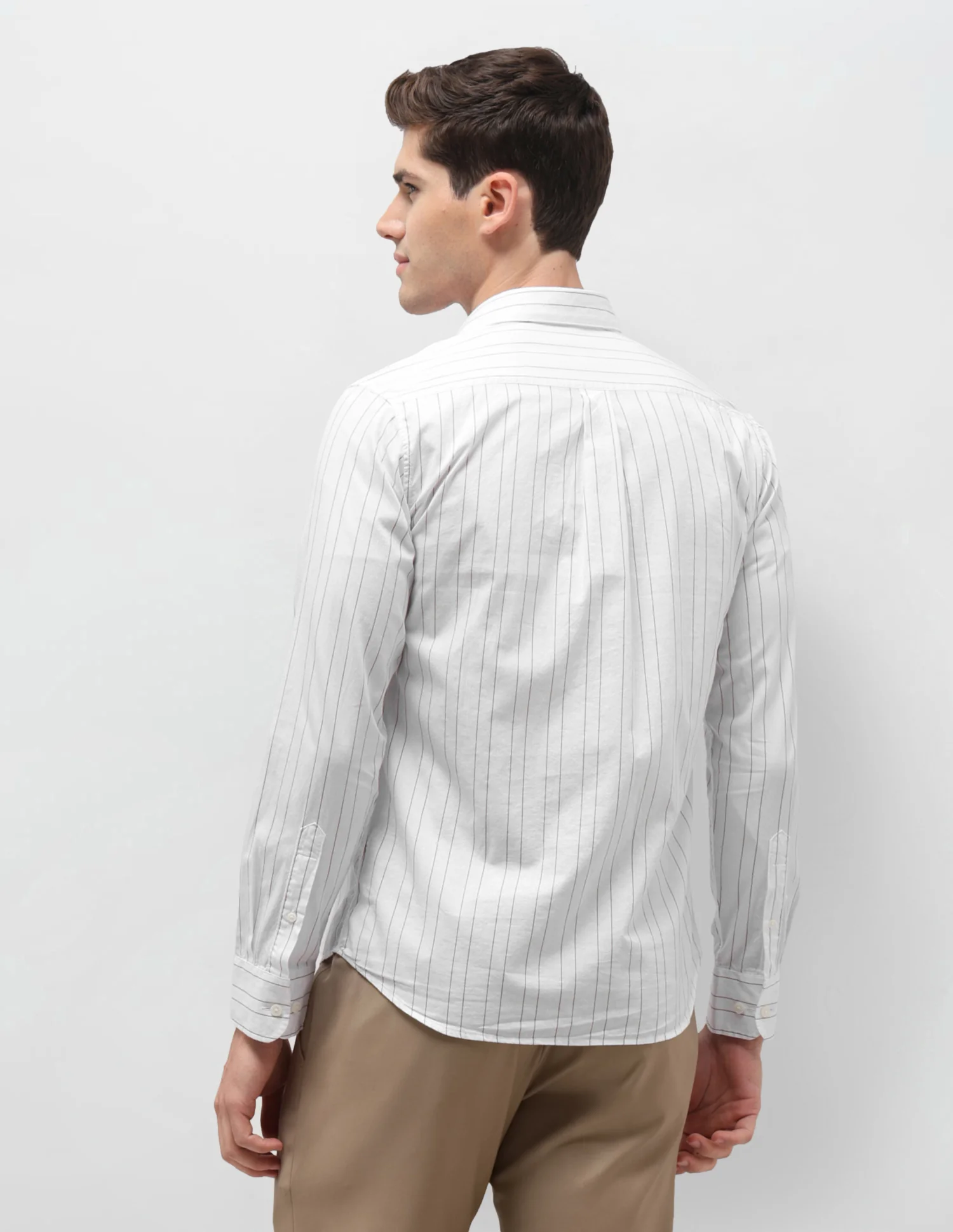 Dobby Vertical Striped Shirt - Image 5