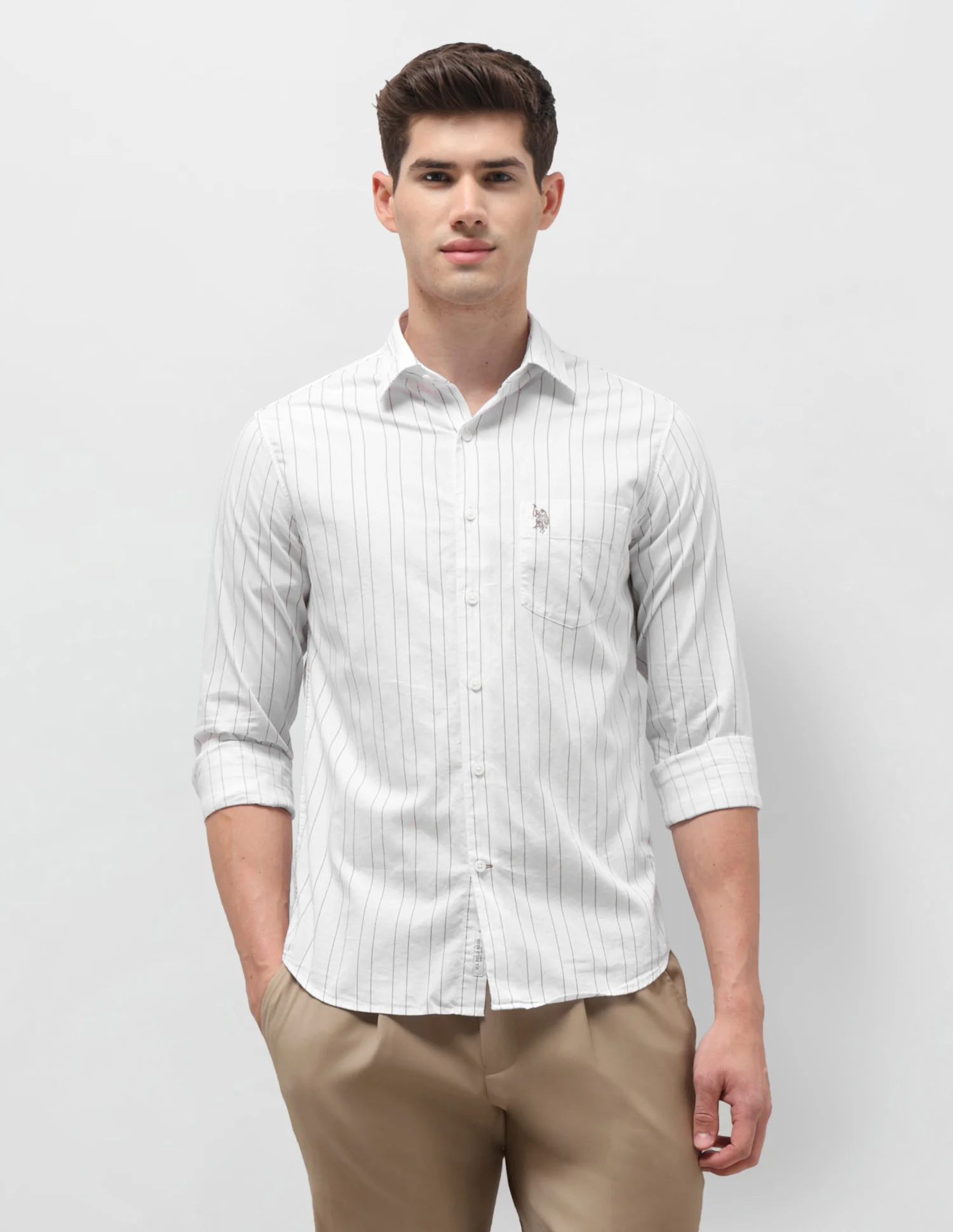 Dobby Vertical Striped Shirt - Image 6