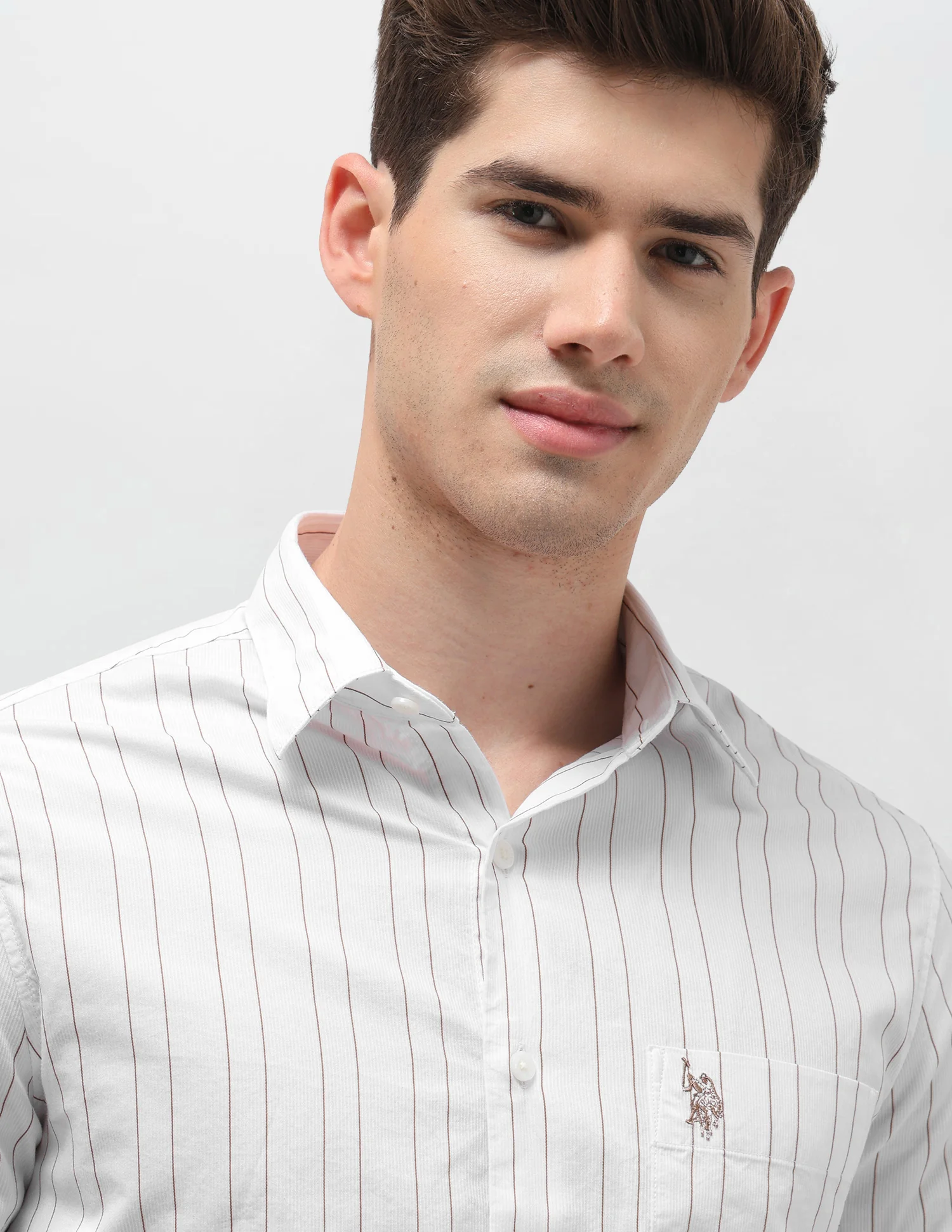 Dobby Vertical Striped Shirt - Image 7