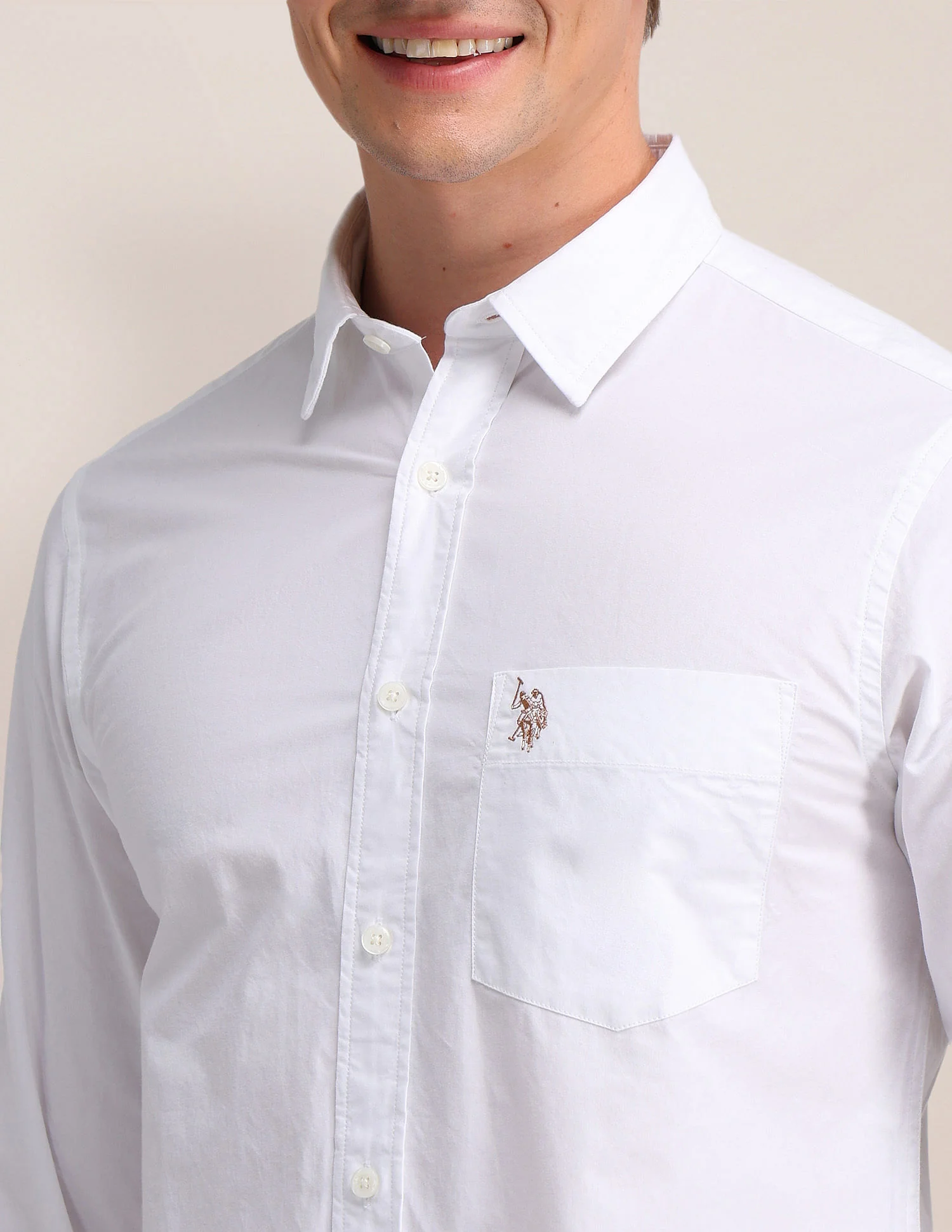 Dobby Weave Slim Fit Shirt - Image 7