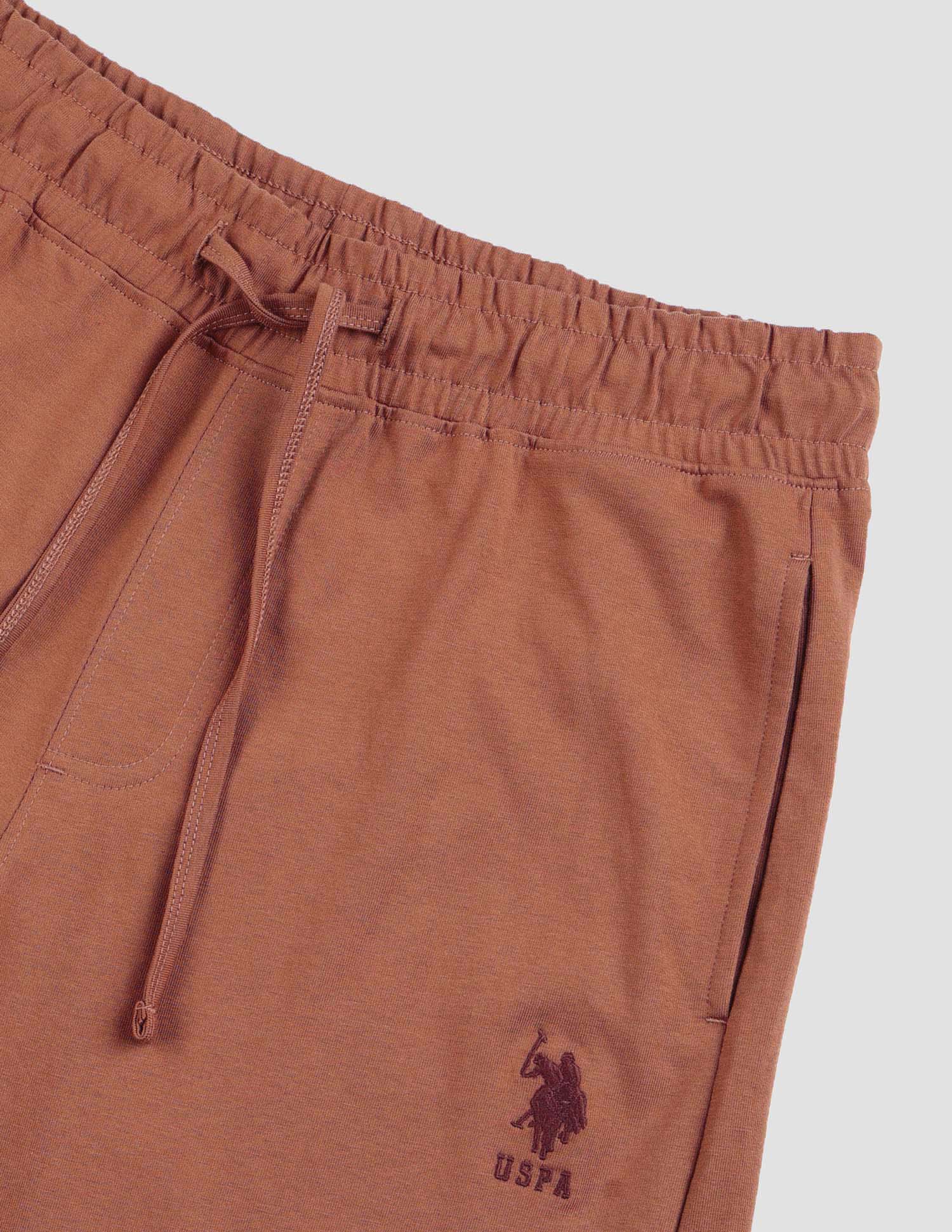 Drawstring Waist Mid-Rise Solid OJ007 Joggers - Image 2