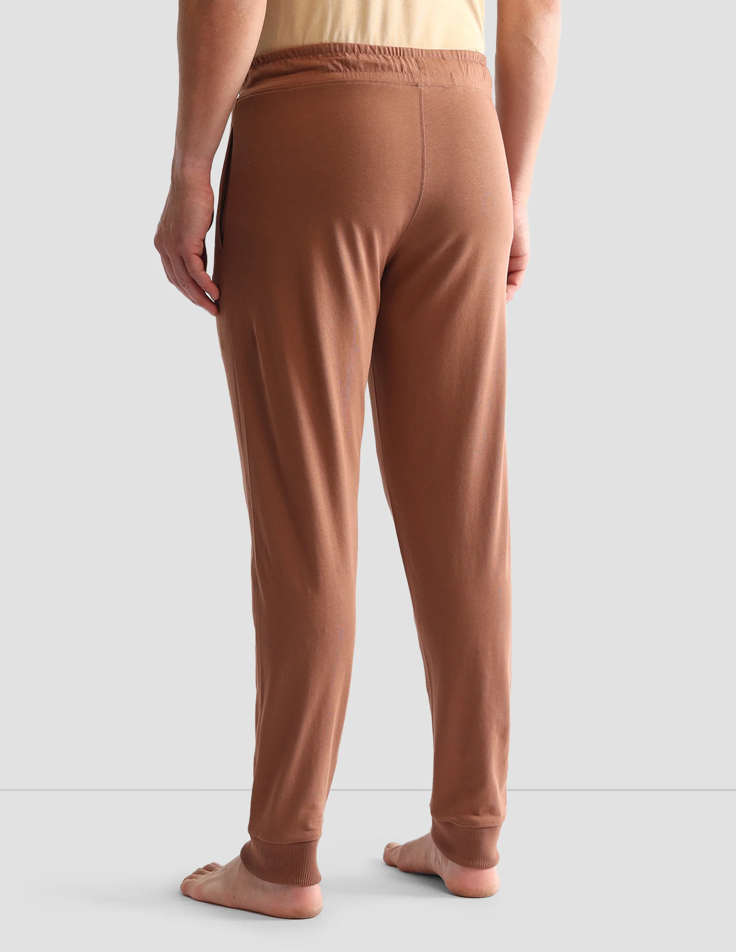 Drawstring Waist Mid-Rise Solid OJ007 Joggers - Image 6