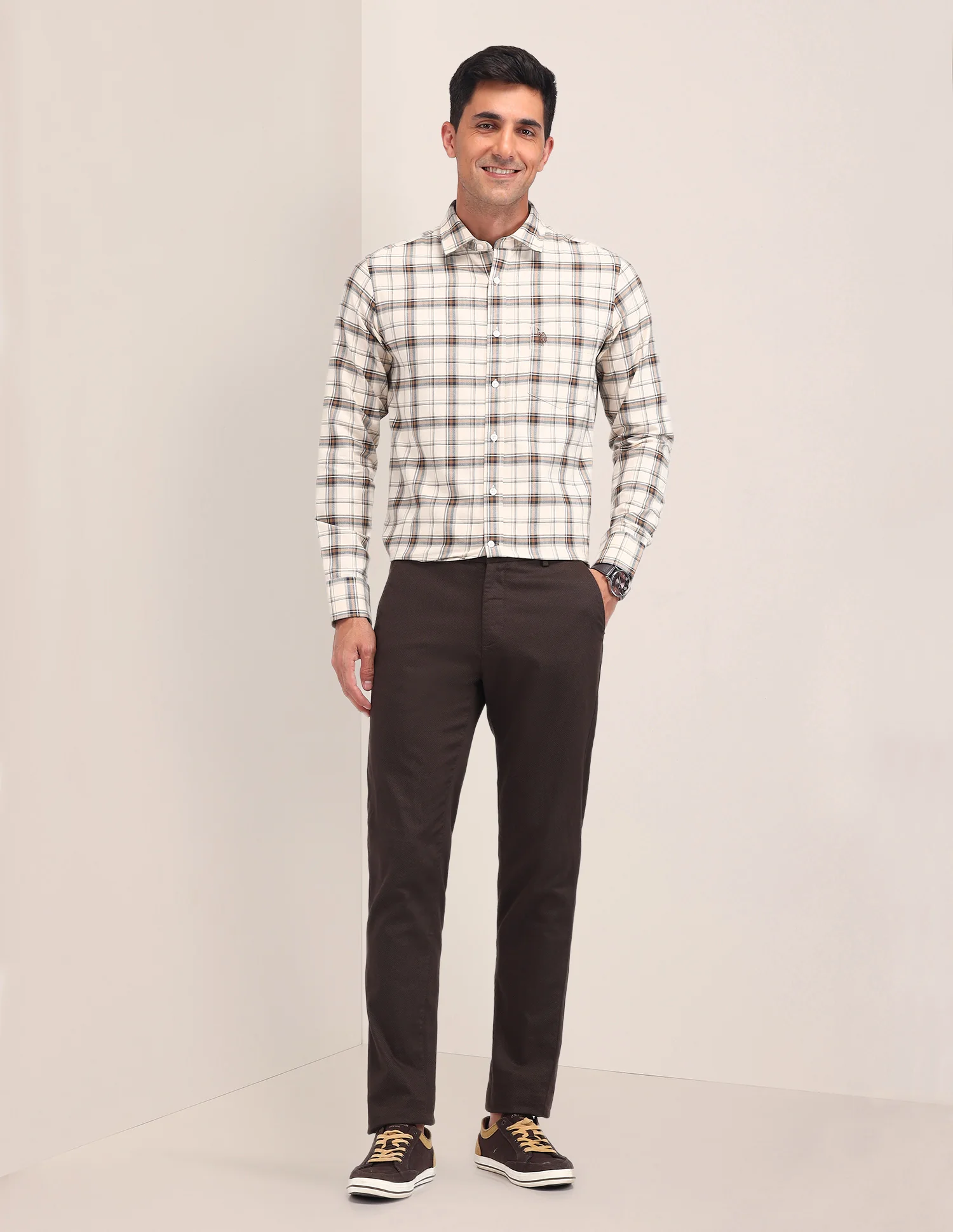 Dupplin Checked Tailored Fit Shirt - Image 3