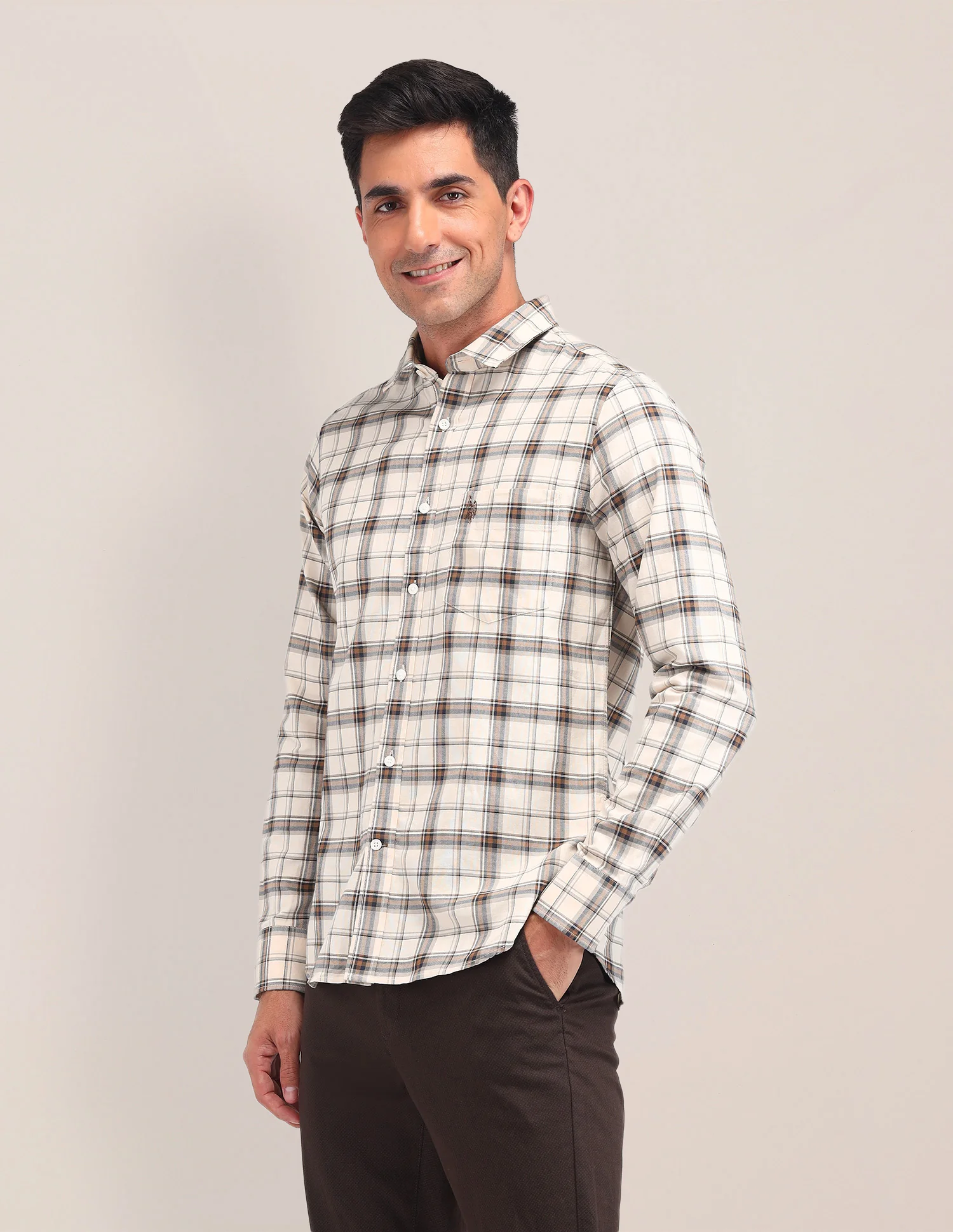 Dupplin Checked Tailored Fit Shirt - Image 4
