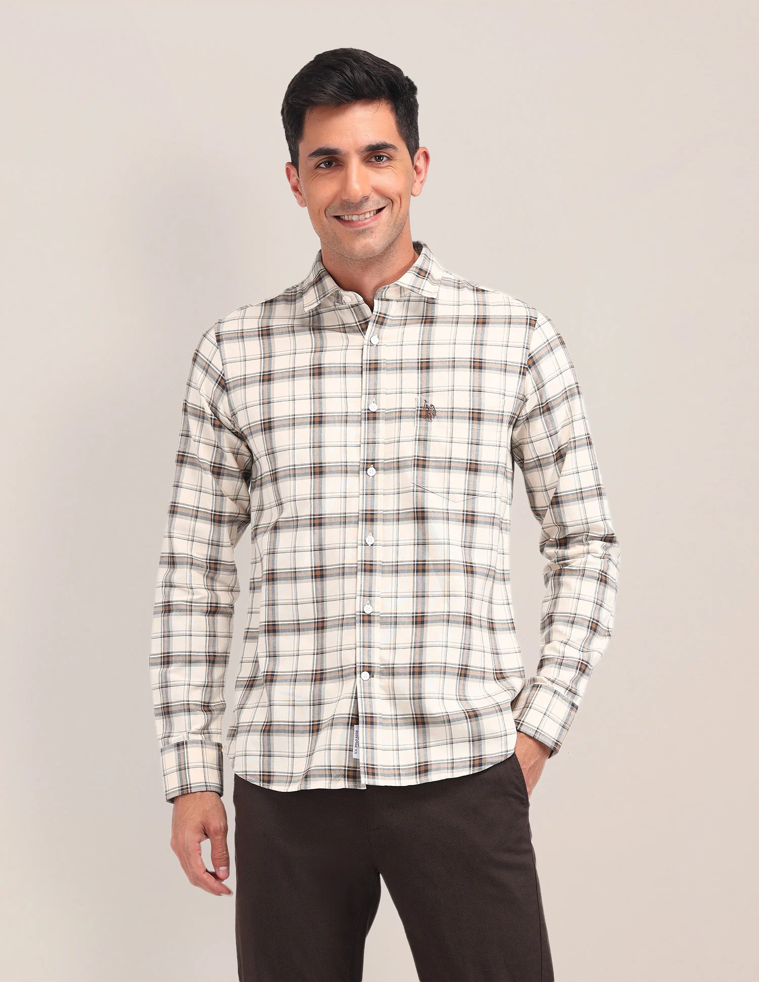 Dupplin Checked Tailored Fit Shirt - Image 6
