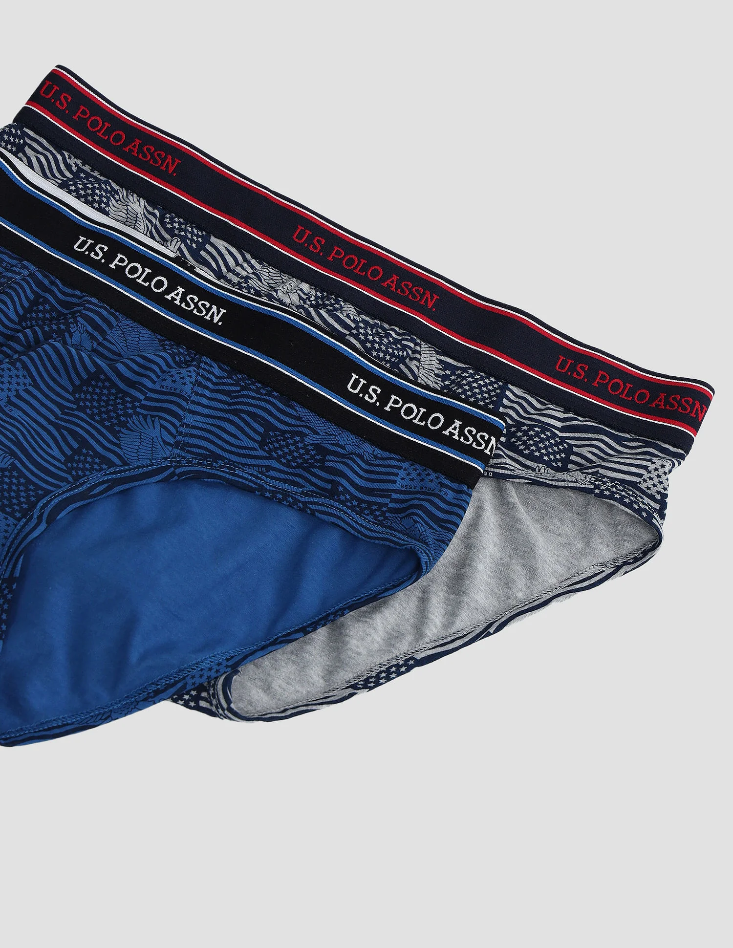Elasticized Waist Printed I615 Briefs - Pack Of 2 - Image 2