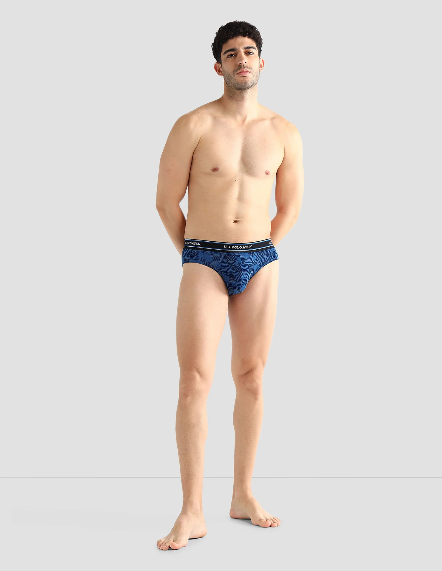 Elasticized Waist Printed I615 Briefs - Pack Of 2 - Image 3