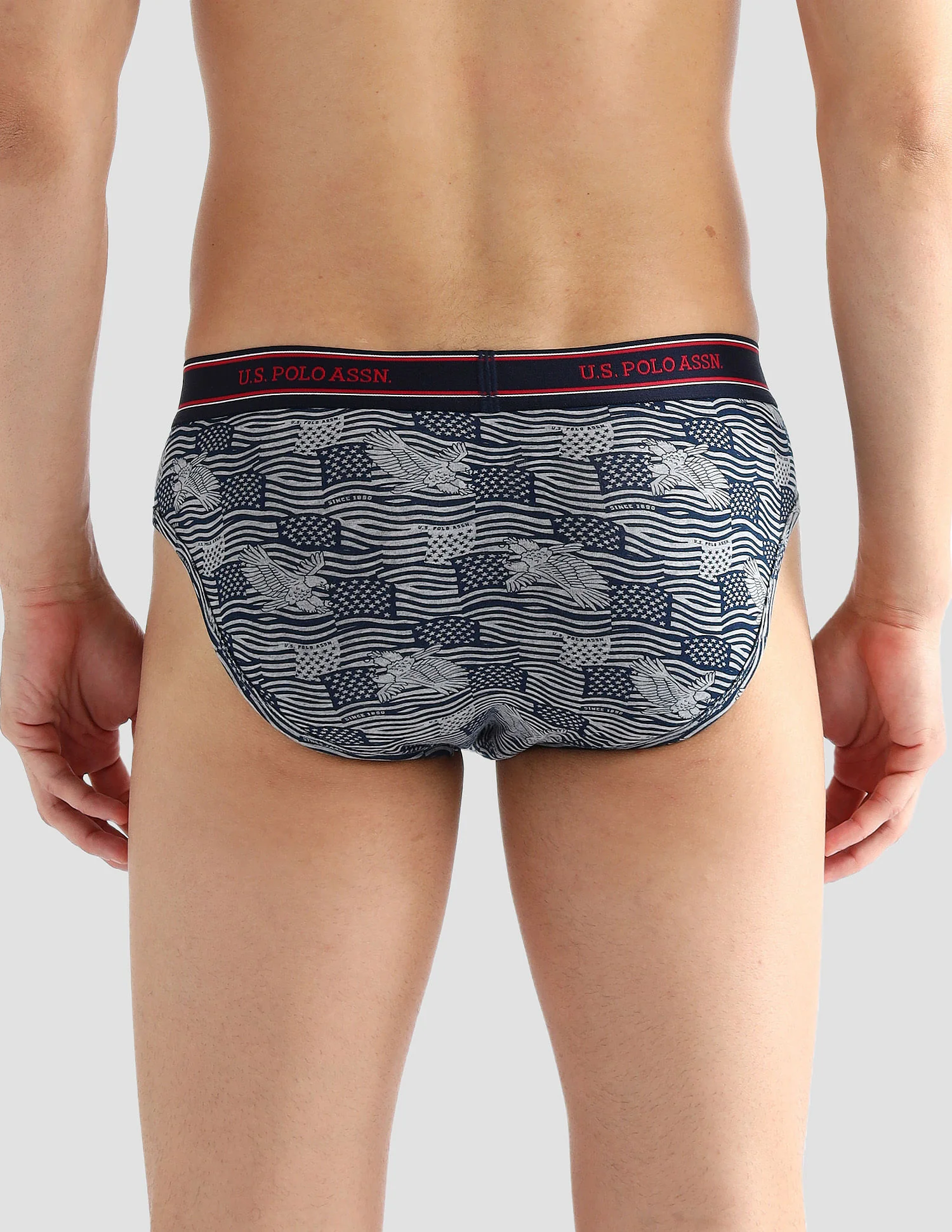 Elasticized Waist Printed I615 Briefs - Pack Of 2 - Image 6