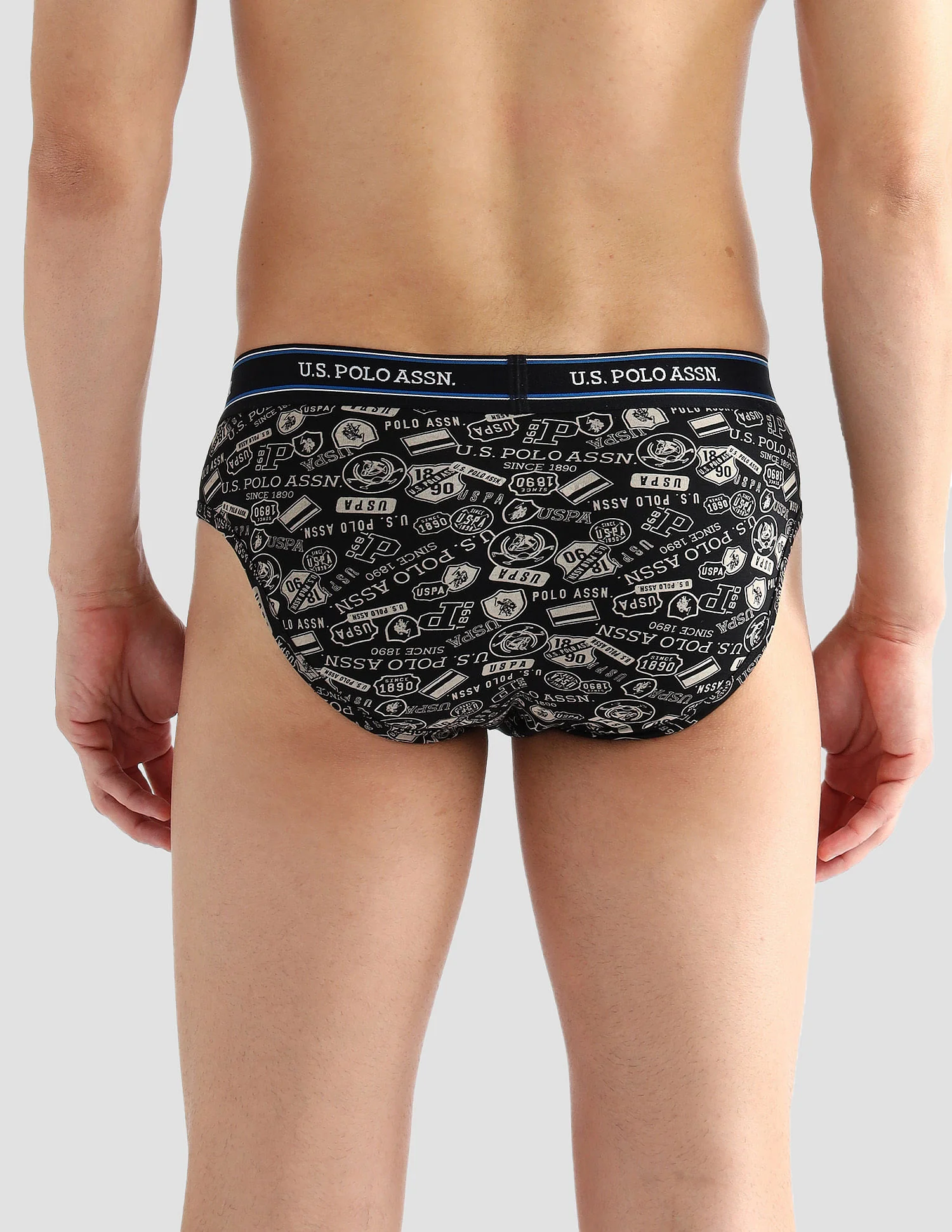 Elasticized Waist Printed I615 Briefs - Pack Of 2 - Image 6