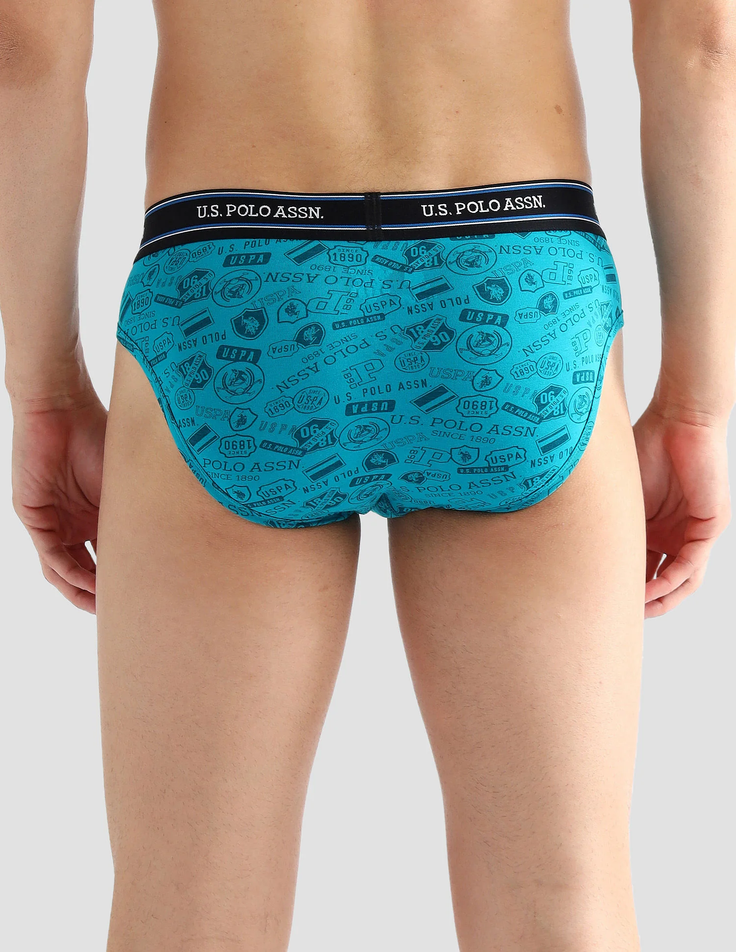 Elasticized Waist Printed I615 Briefs - Pack Of 2 - Image 6