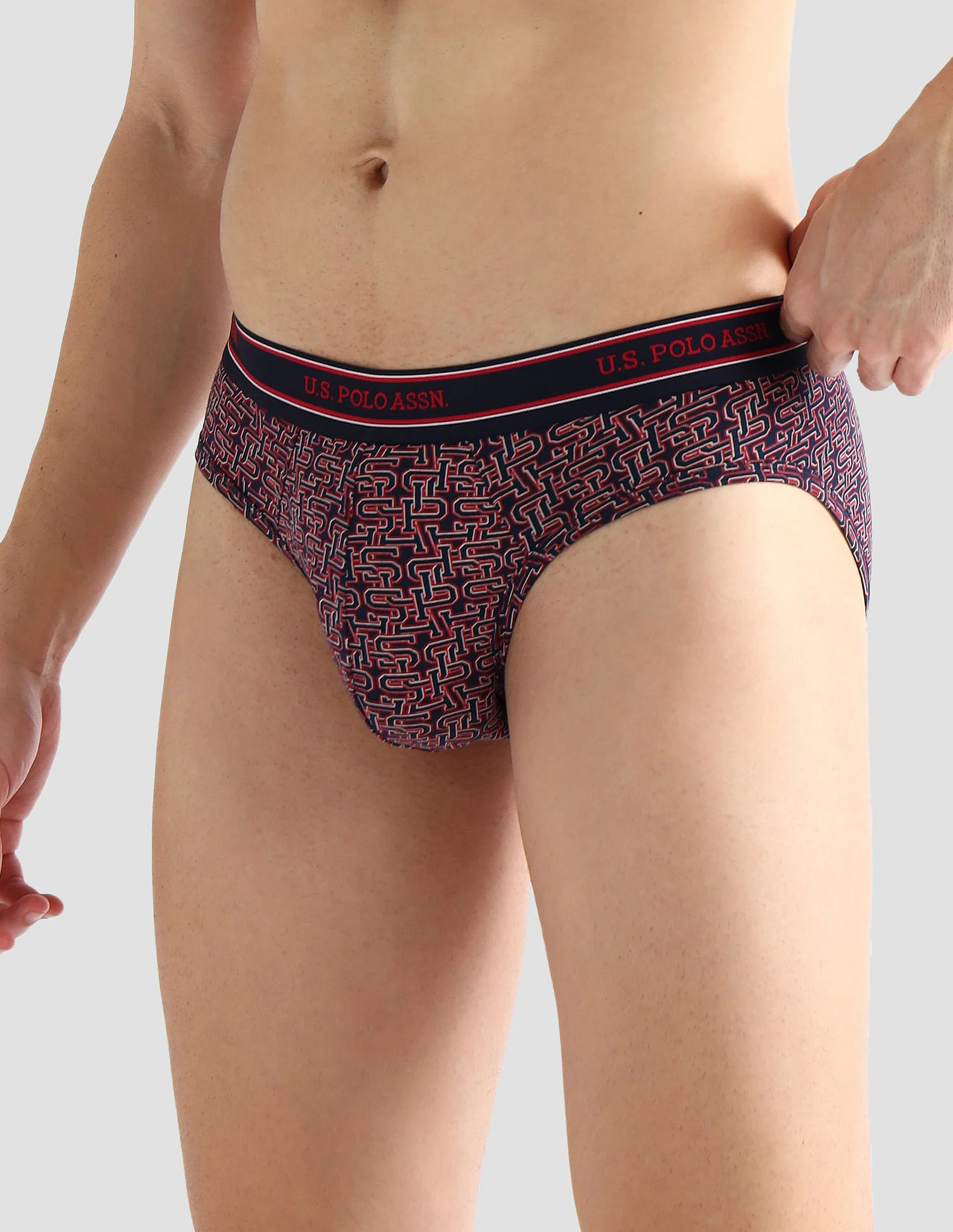 Elasticized Waist Printed I615 Briefs - Pack Of 2 - Image 5
