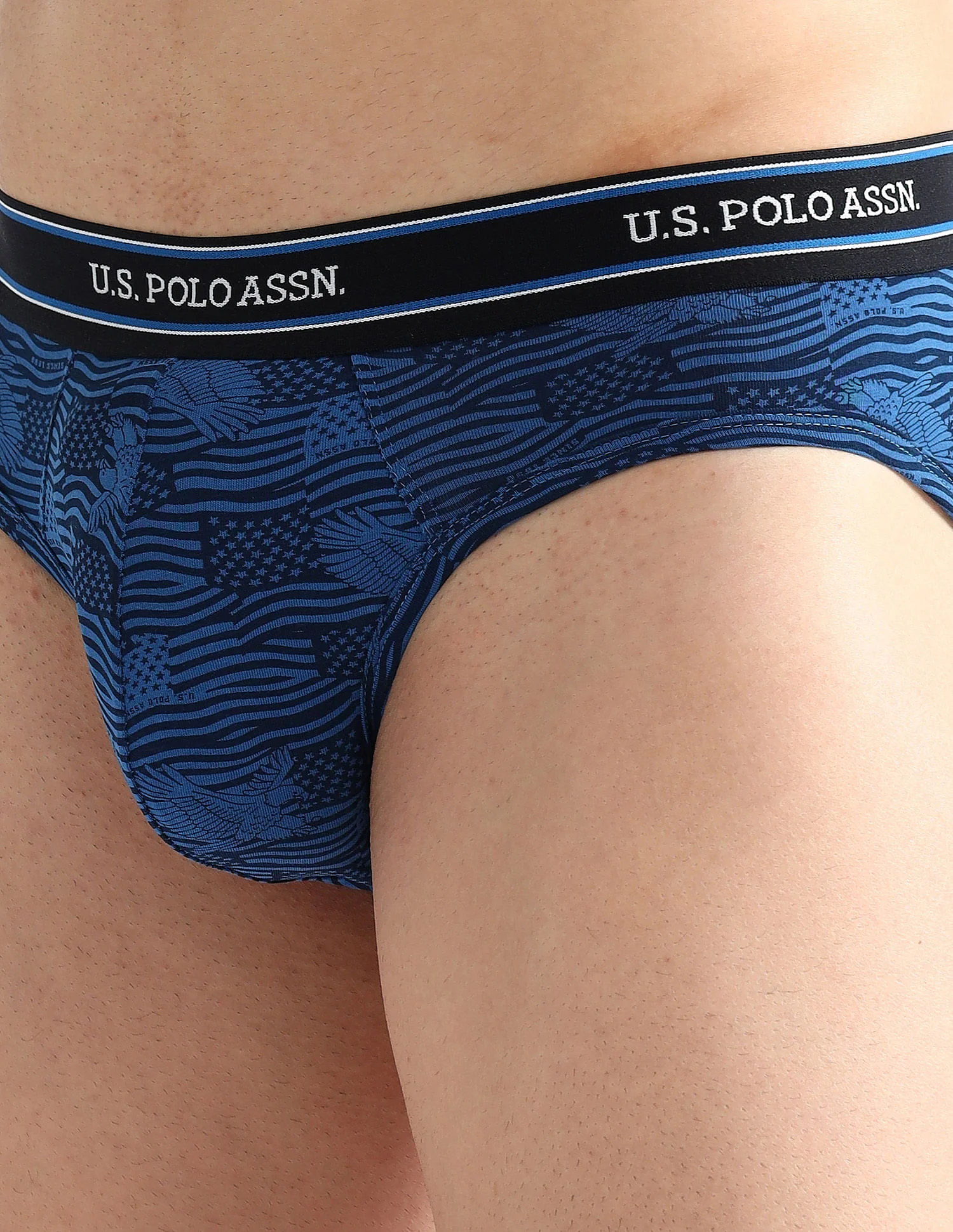 Elasticized Waist Printed I615 Briefs - Pack Of 2 - Image 9