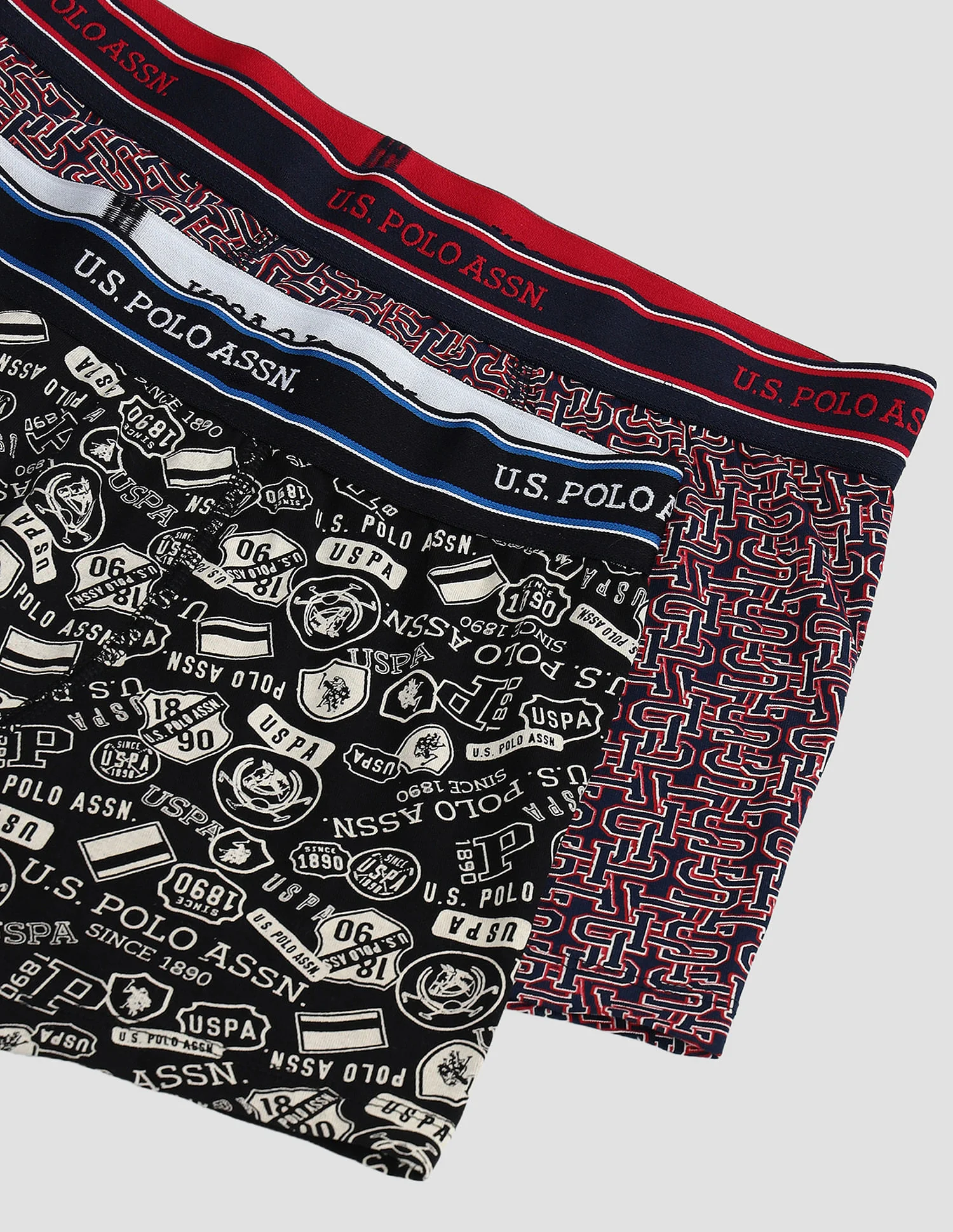 Elasticized Waist Printed I616 Trunks - Pack Of 2 - Image 2