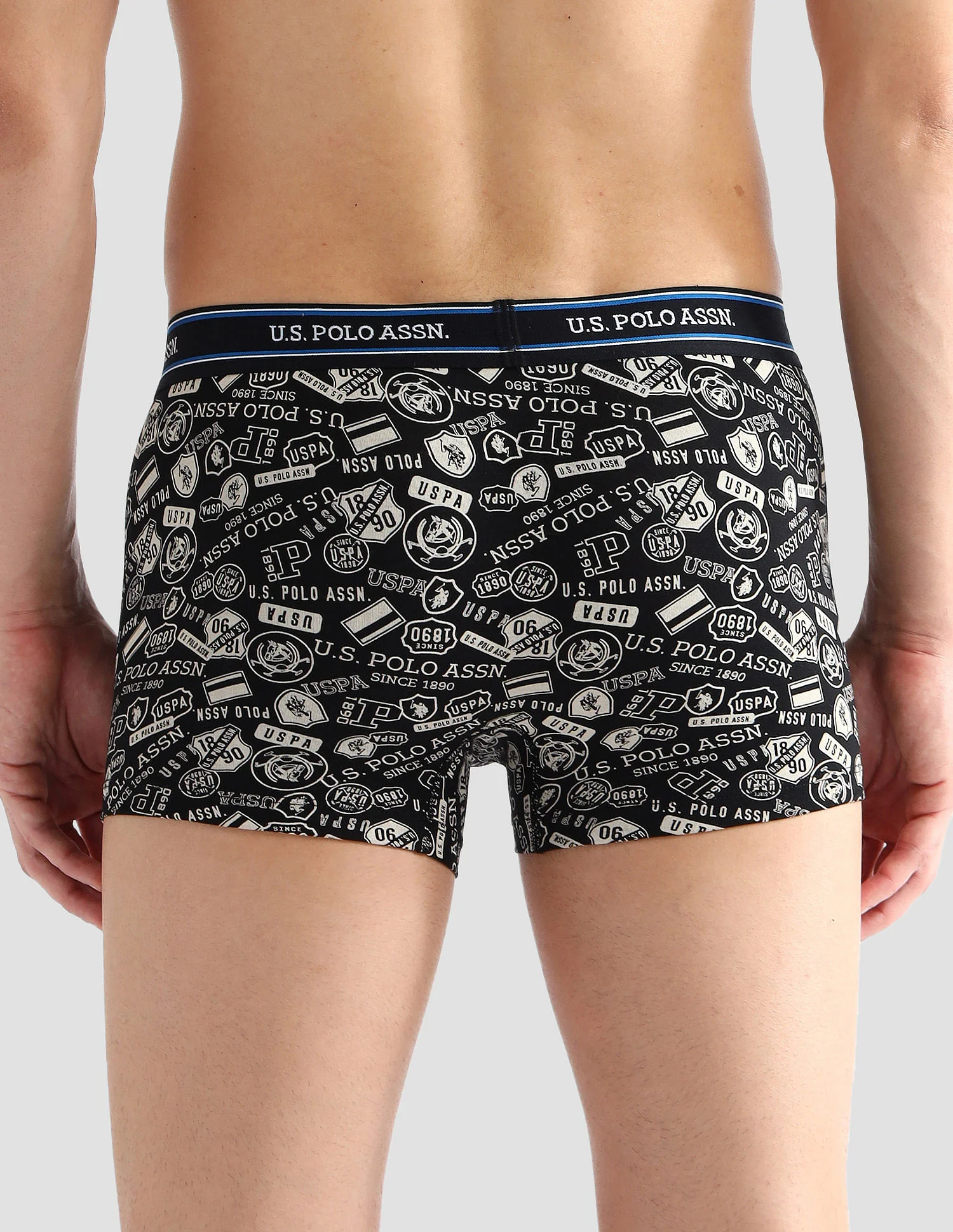 Elasticized Waist Printed I616 Trunks - Pack Of 2 - Image 6