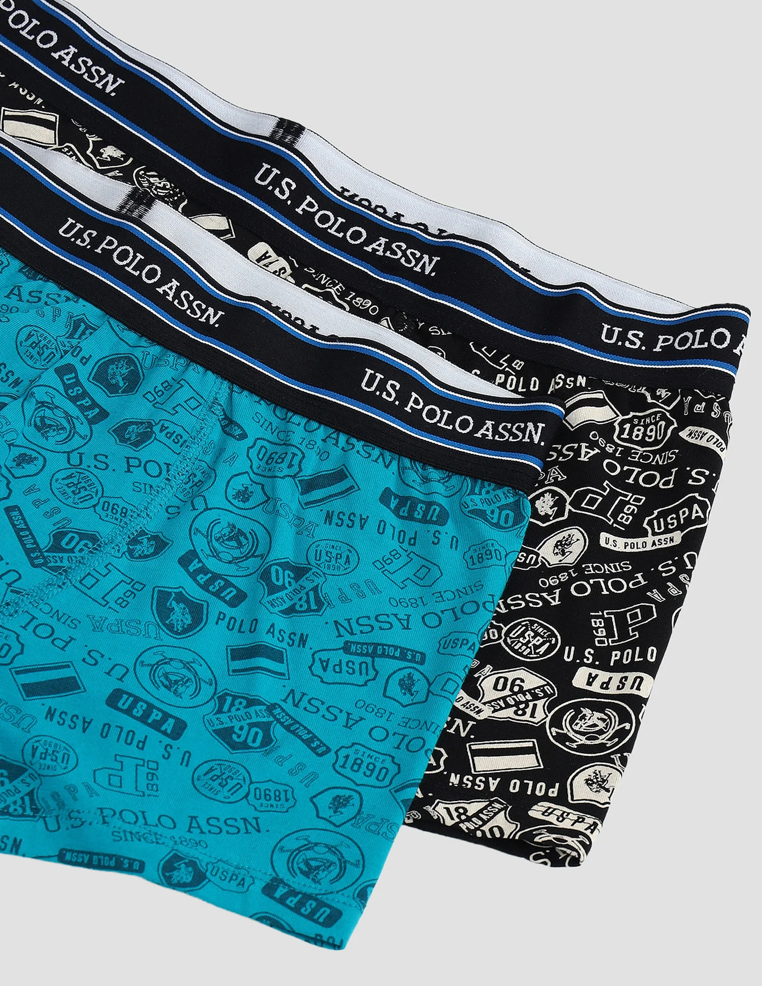 Elasticized Waist Printed I616 Trunks - Pack Of 2 - Image 2