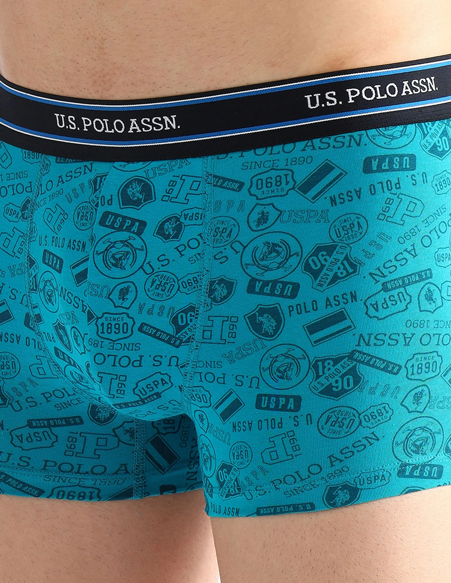 Elasticized Waist Printed I616 Trunks - Pack Of 2 - Image 8
