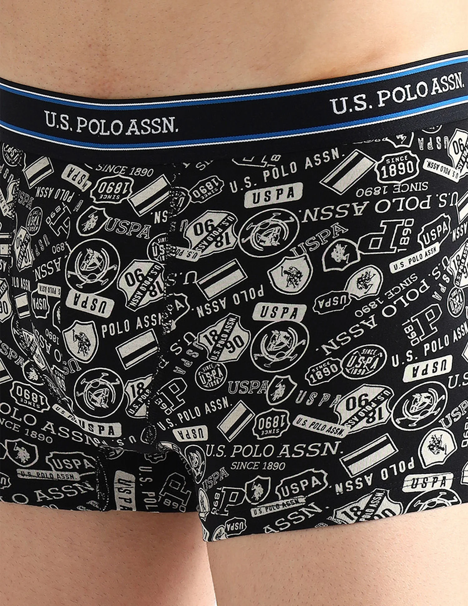 Elasticized Waist Printed I616 Trunks - Pack Of 2 - Image 9