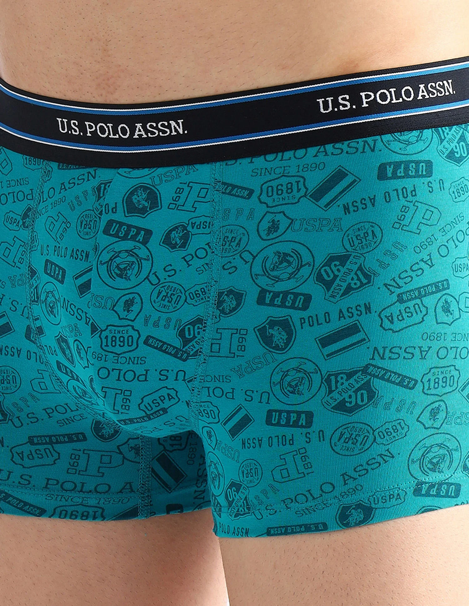 Elasticized Waist Printed I616 Trunks - Pack Of 2 - Image 8
