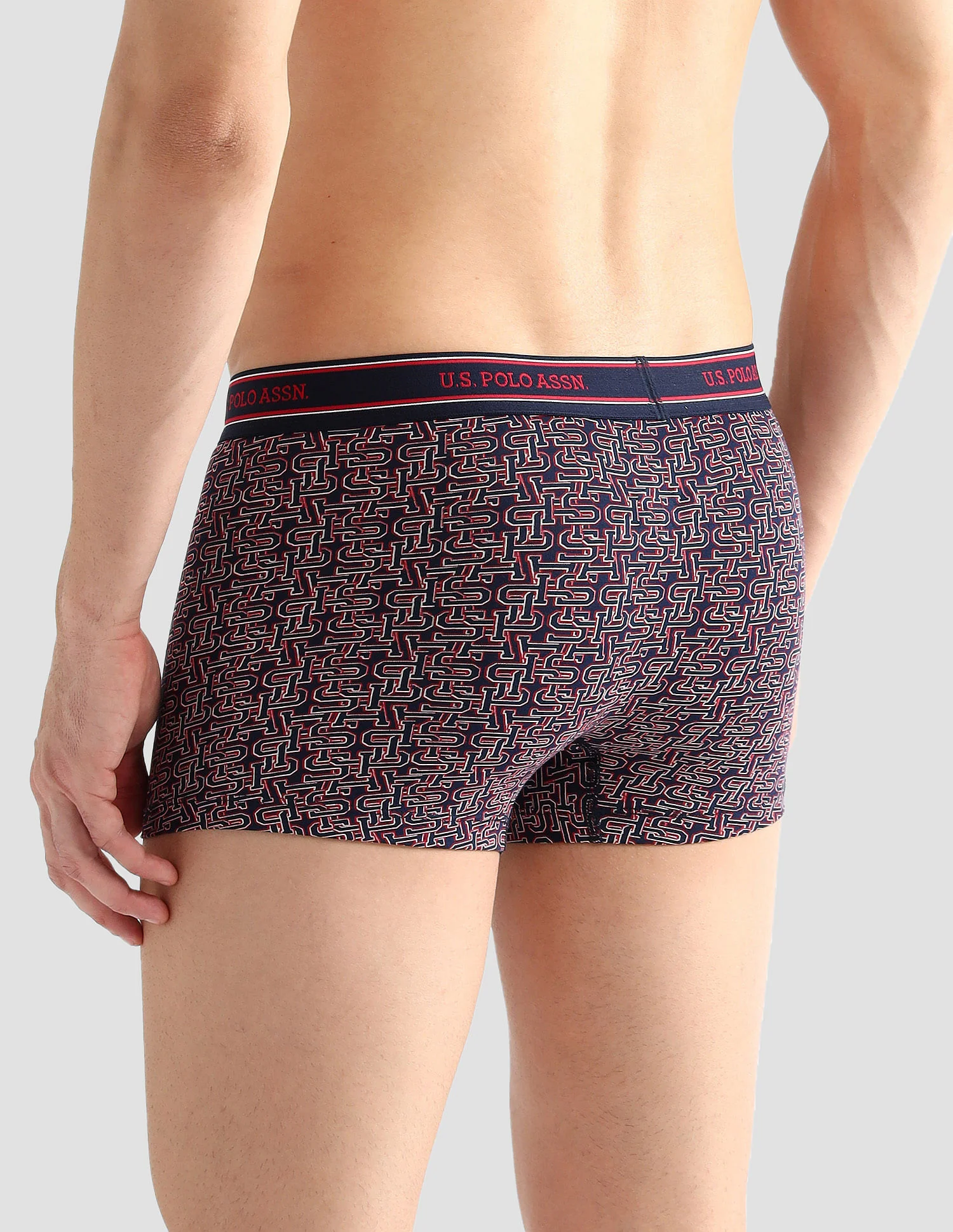 Elasticized Waist Printed I616 Trunks - Pack Of 2 - Image 6