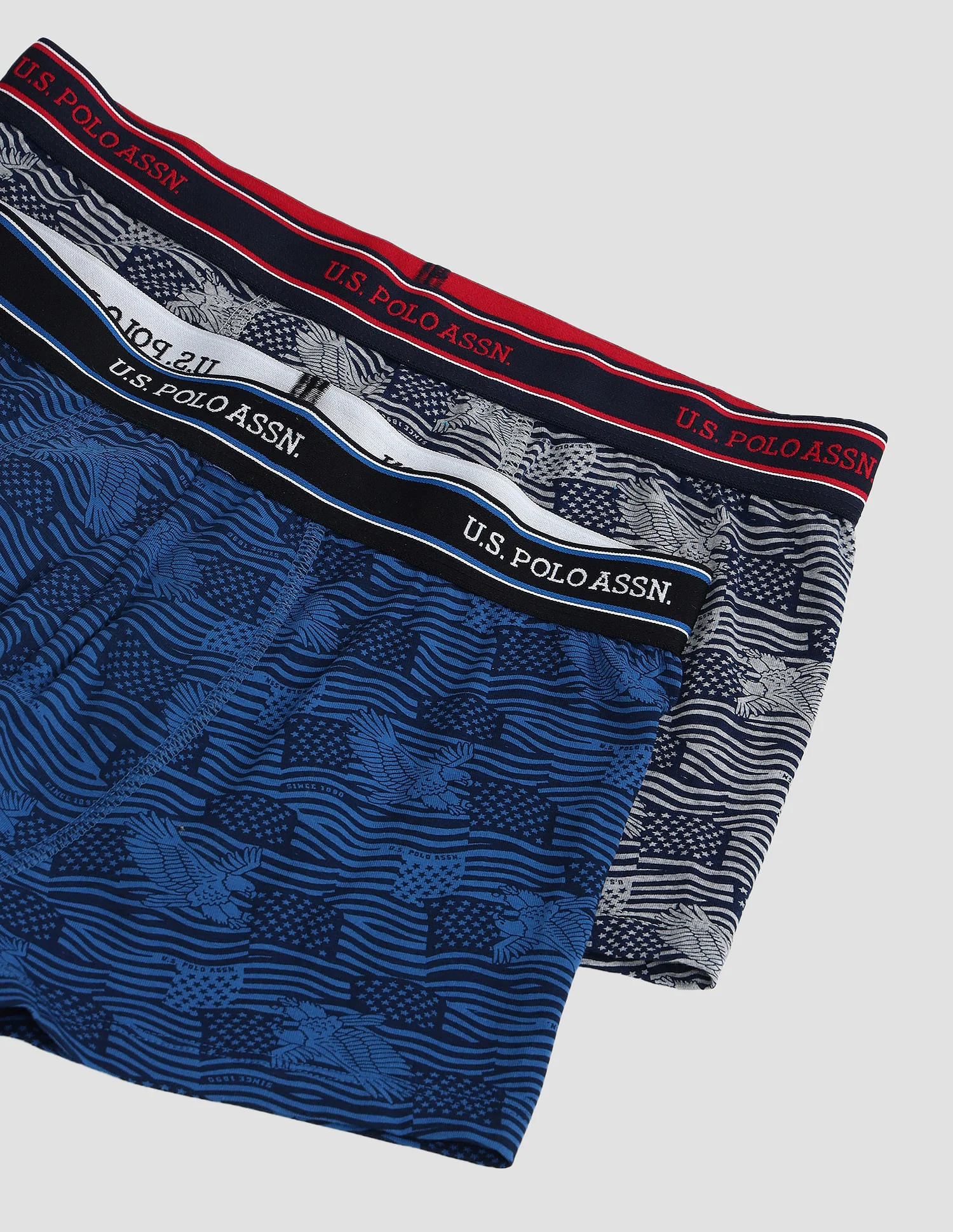 Elasticized Waist Printed I616 Trunks - Pack Of 2 - Image 2