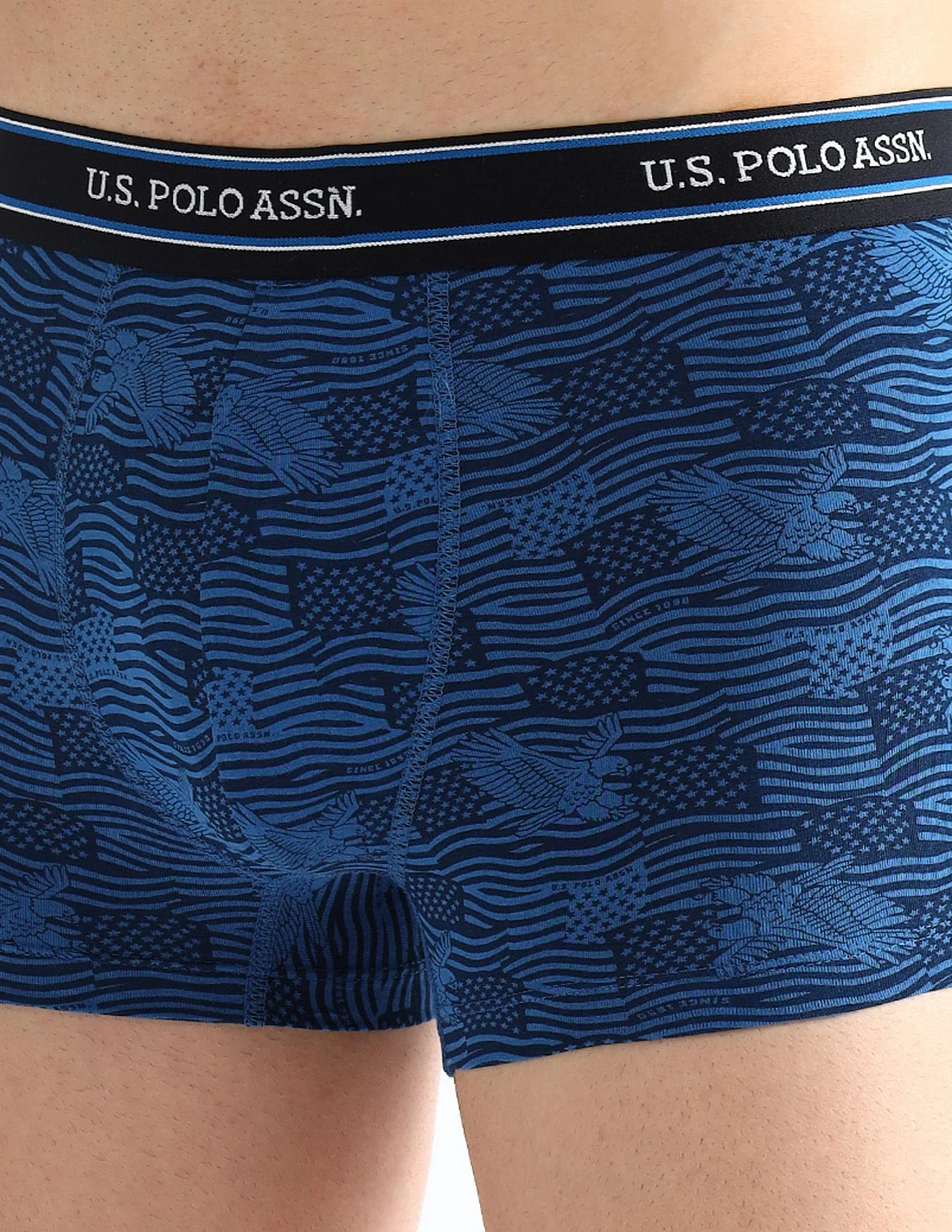 Elasticized Waist Printed I616 Trunks - Pack Of 2 - Image 8