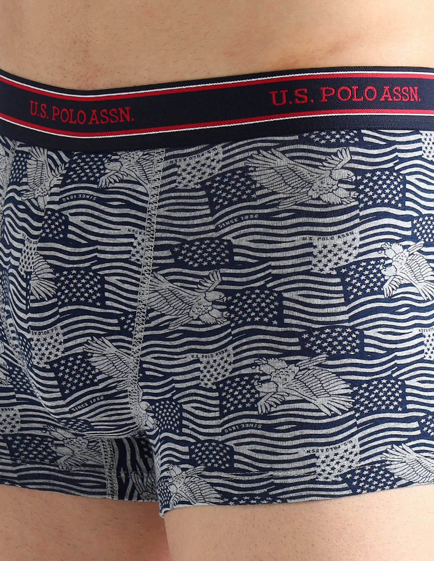 Elasticized Waist Printed I616 Trunks - Pack Of 2 - Image 9