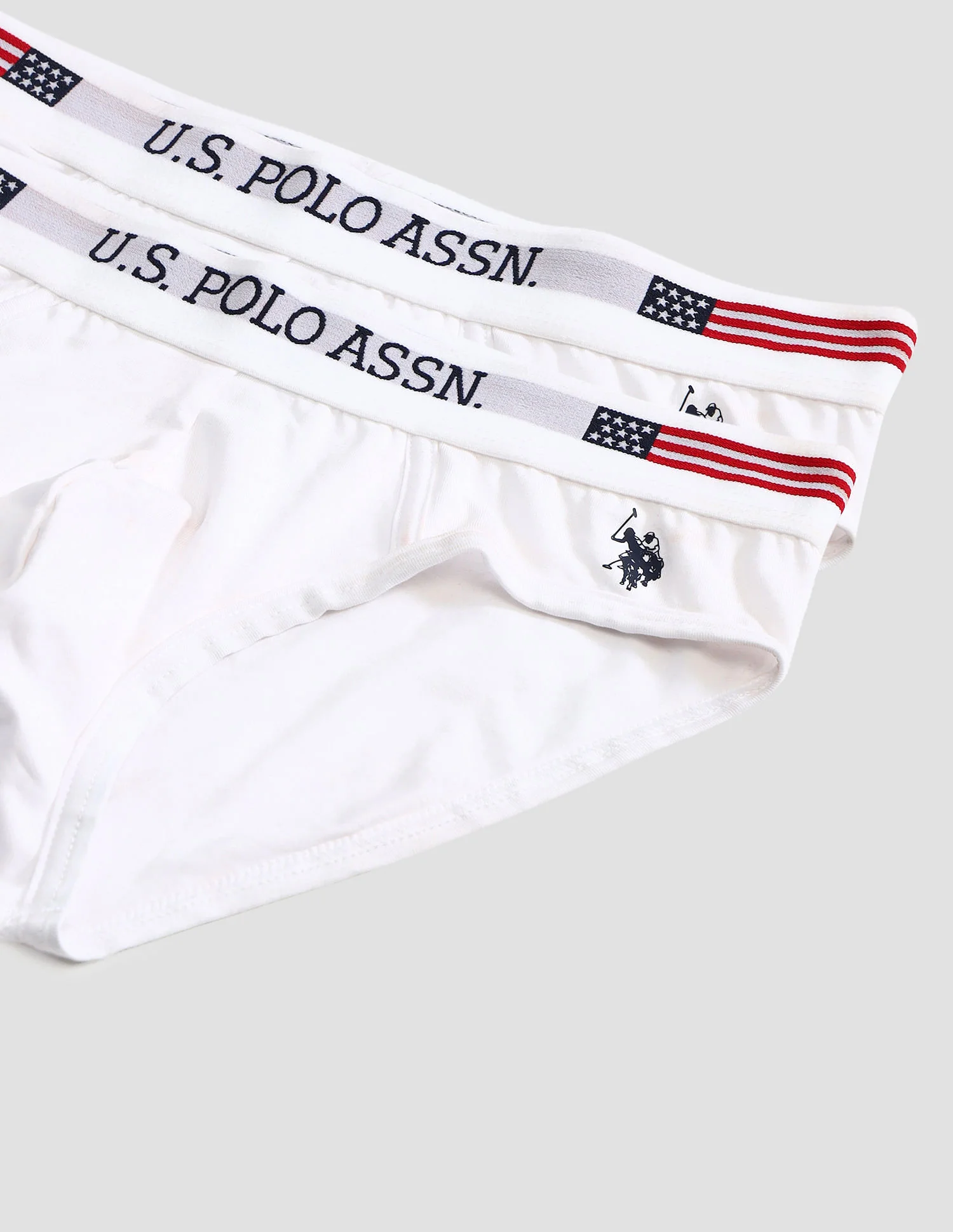Pack Of 2 Mid-Rise Basic Briefs I650-001-P2 - Image 2