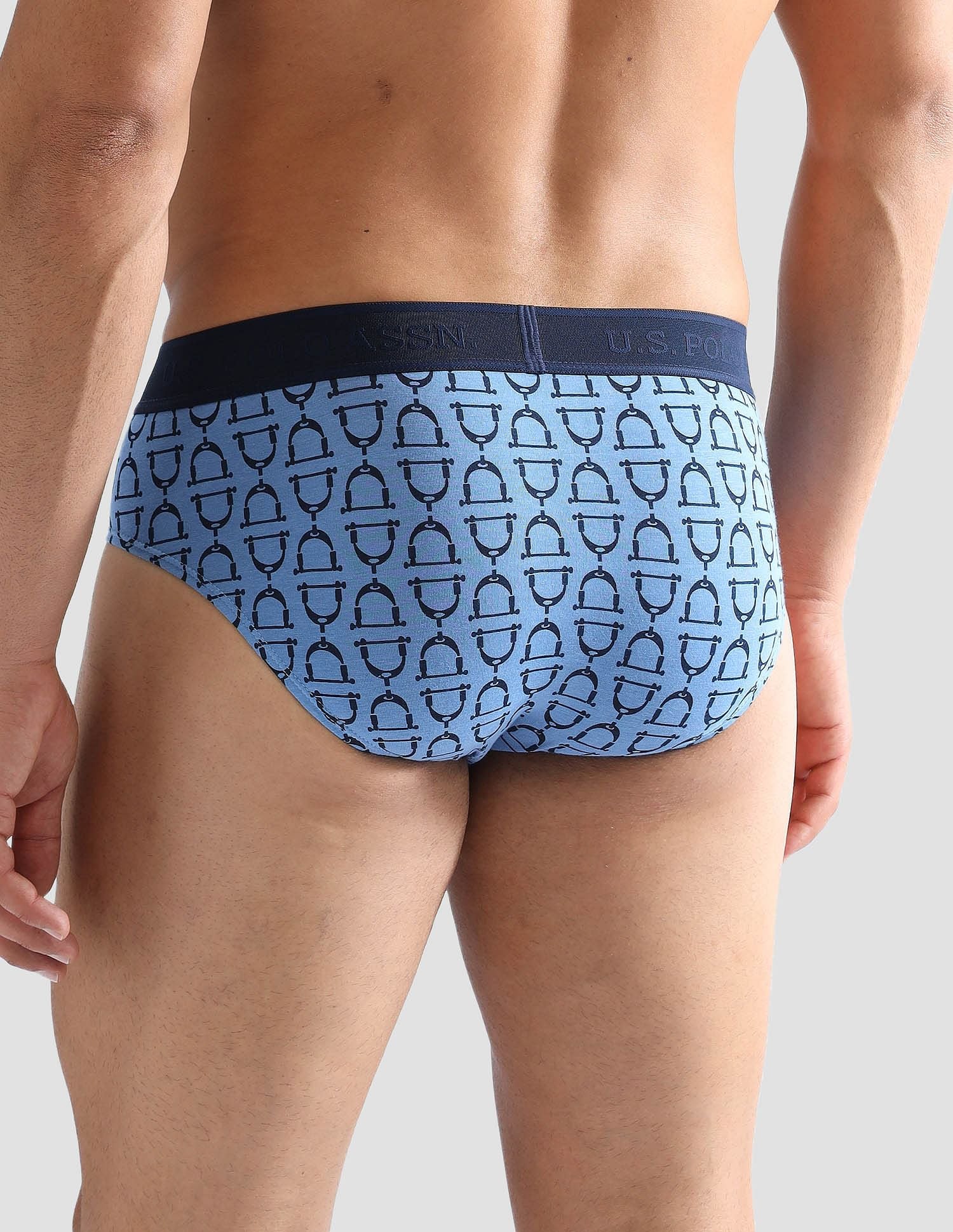 Elasticized Waist Printed PB005 Briefs - Pack of 1 - Image 5